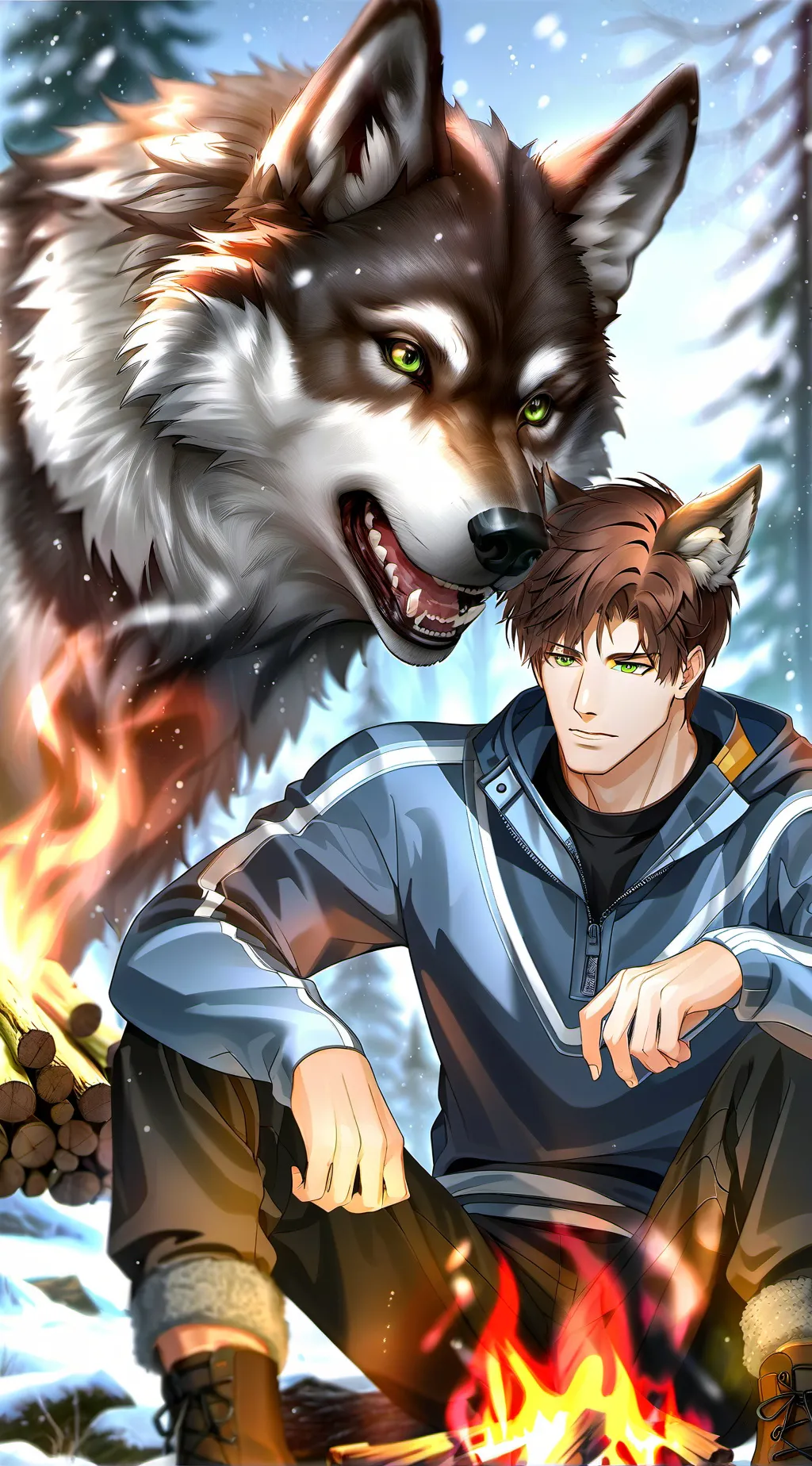 ai character: Zane  background