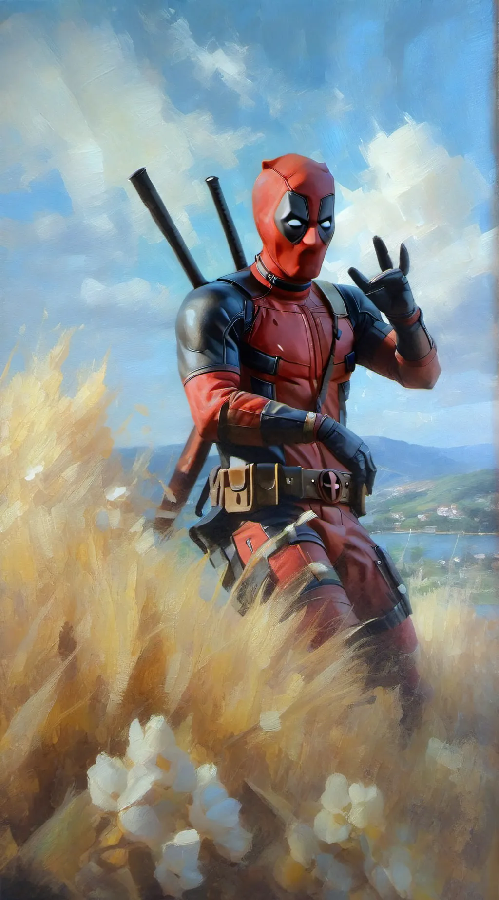 ai character: Deadpool background