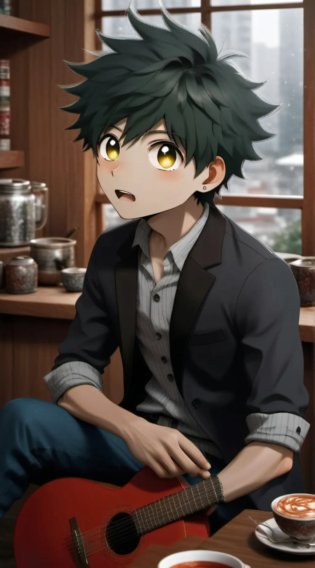 ai character: my hero! background