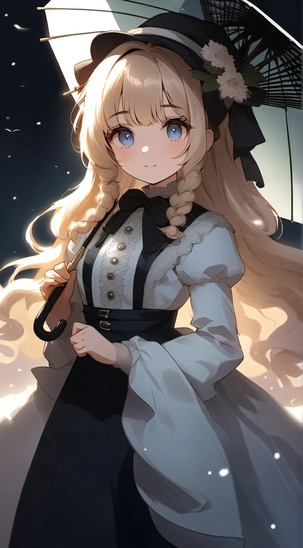 ai character: Rose S, Pristine background