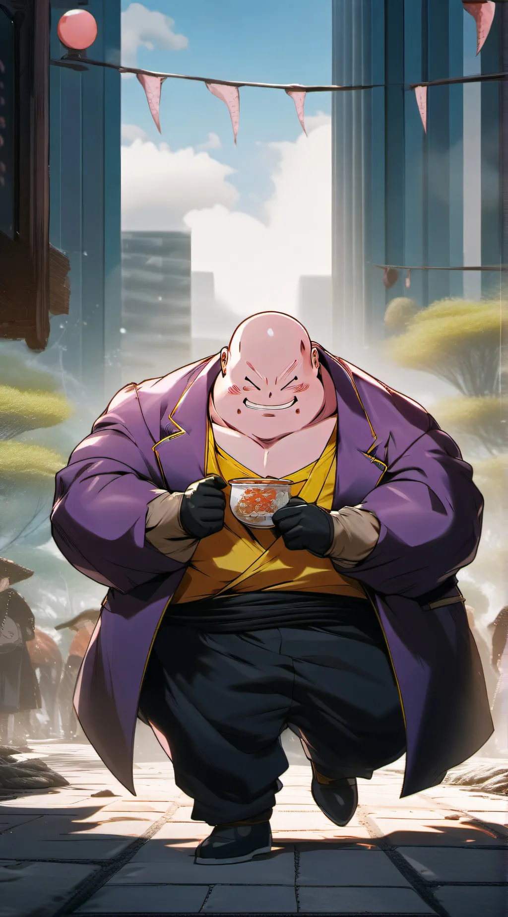 ai character: majin buu background
