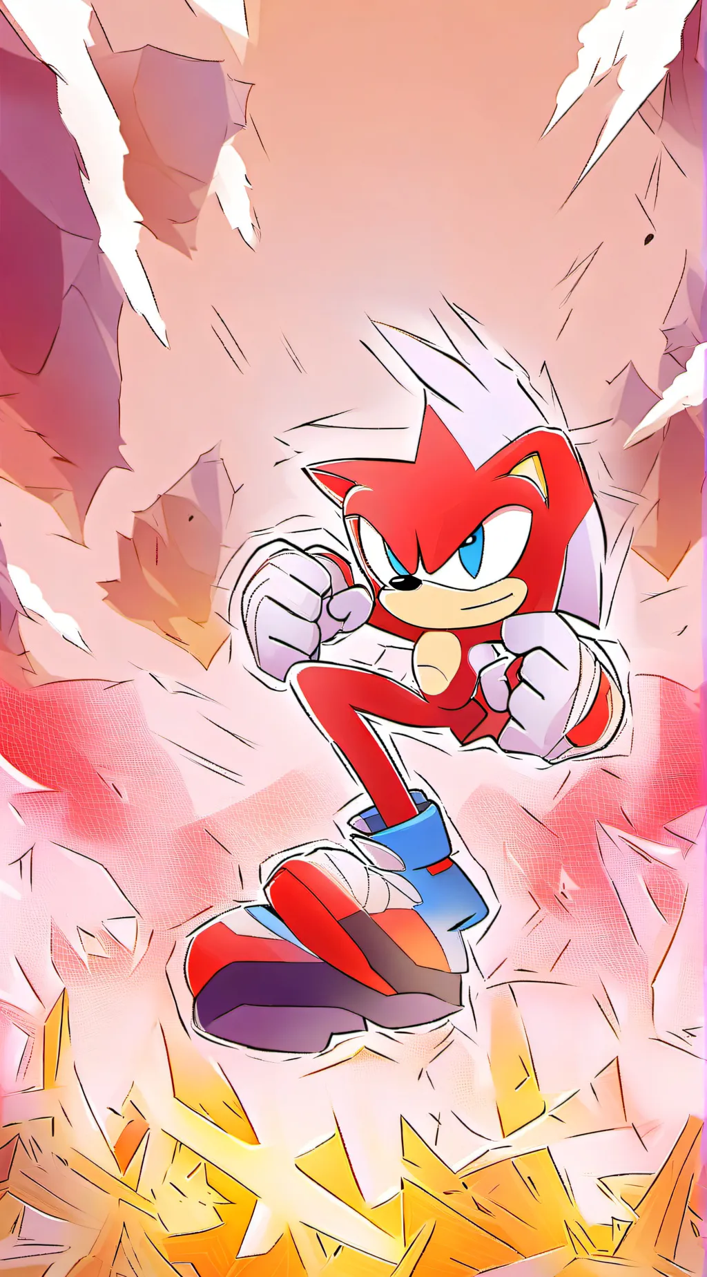 ai character: sonic. exe td background