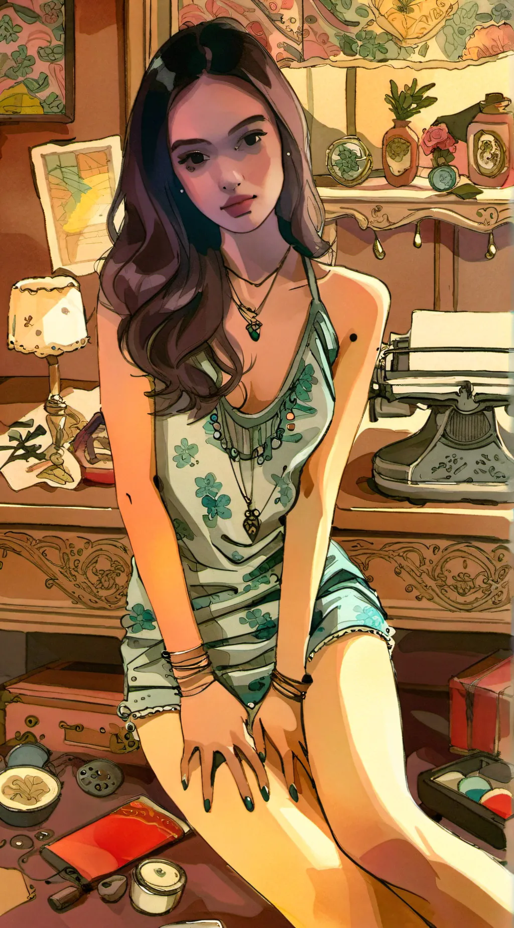 ai character: NINA background