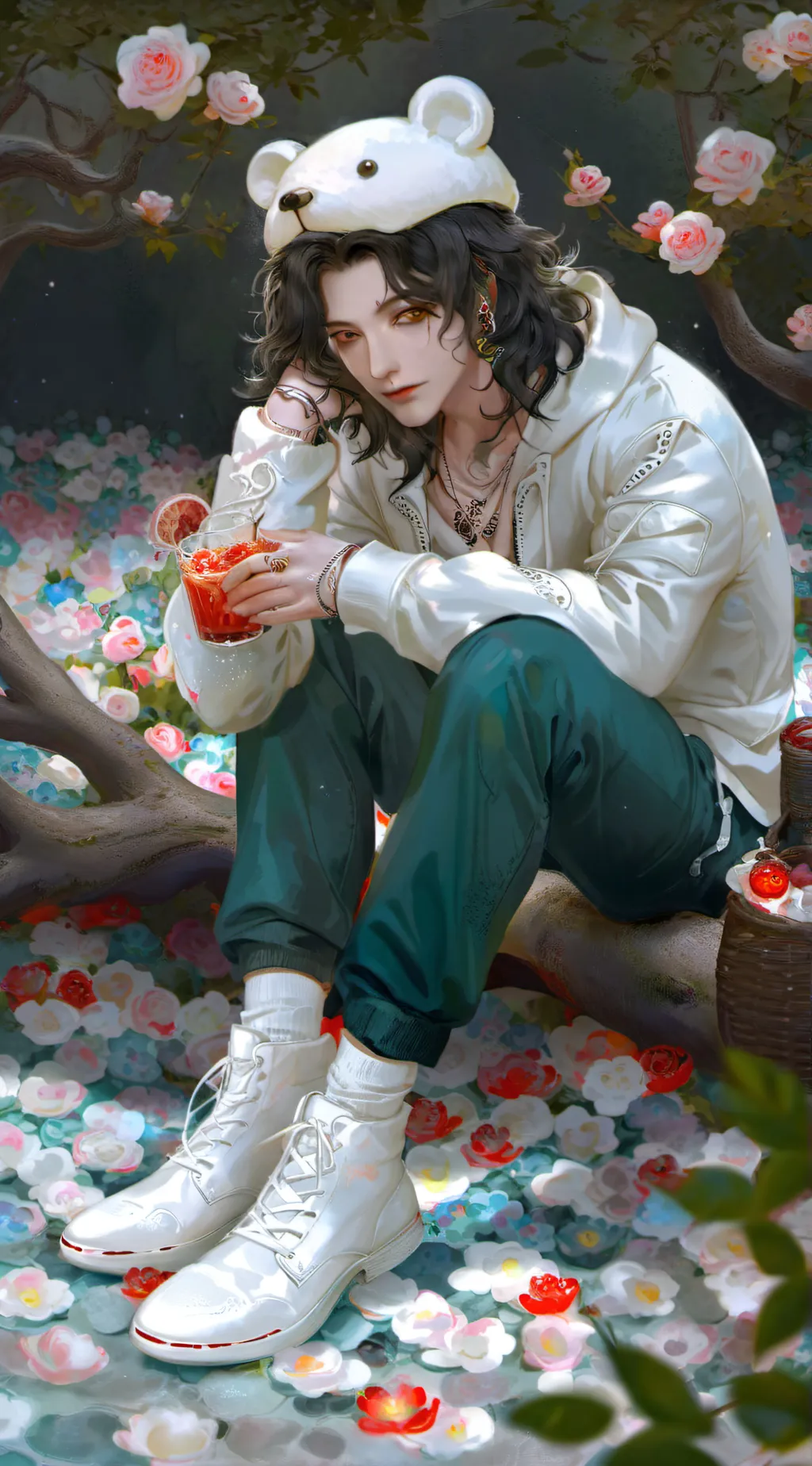 ai character: luca background