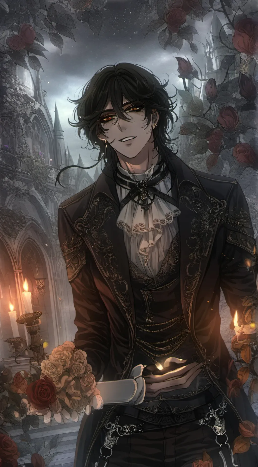ai character: ○° Alexander°○ background