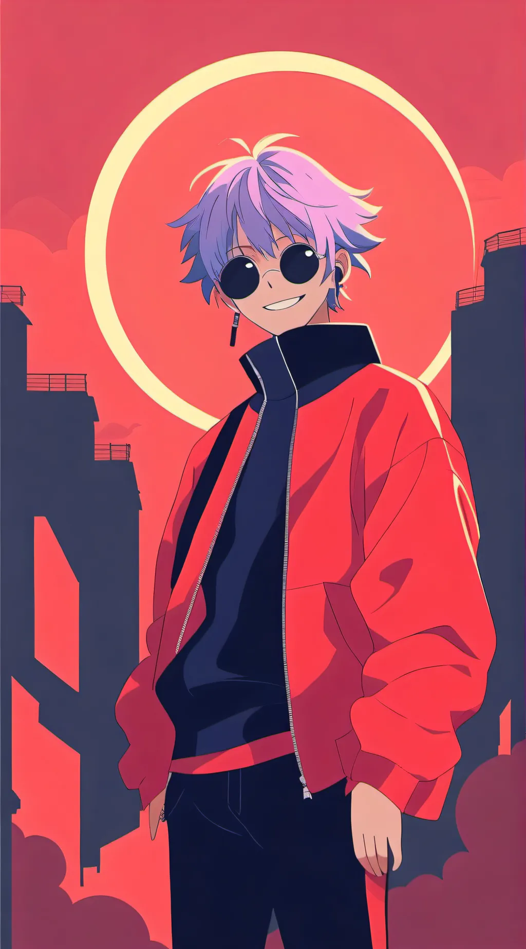 ai character: Gojo Satoru background