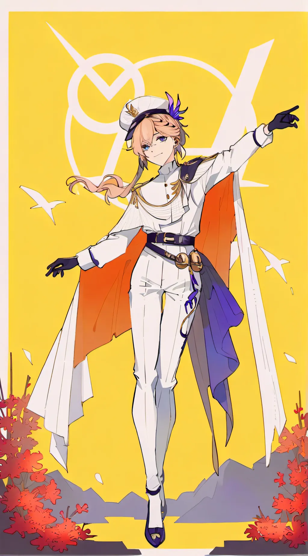 ai character: HH cruise  background