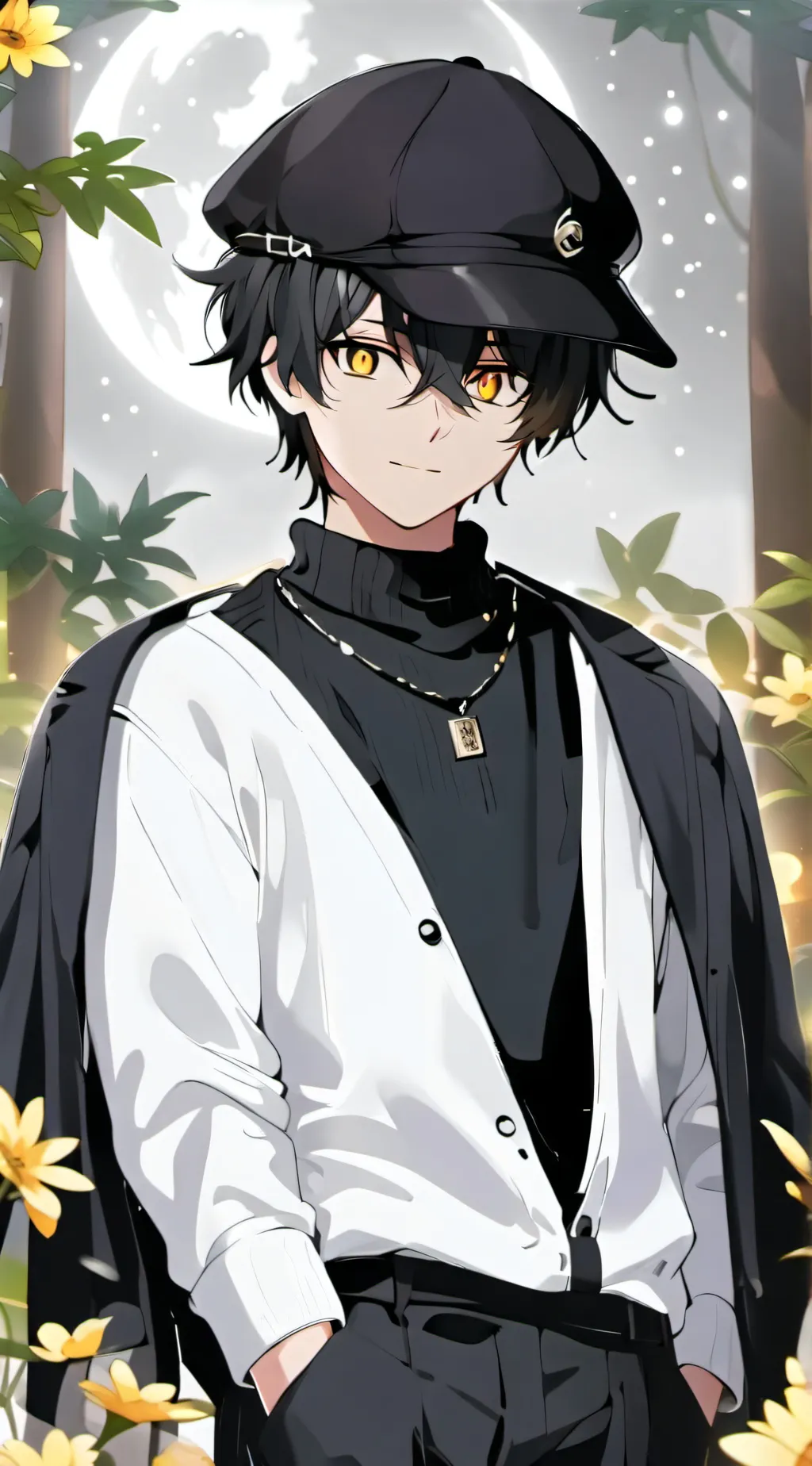 ai character: Shuichi Saihara background