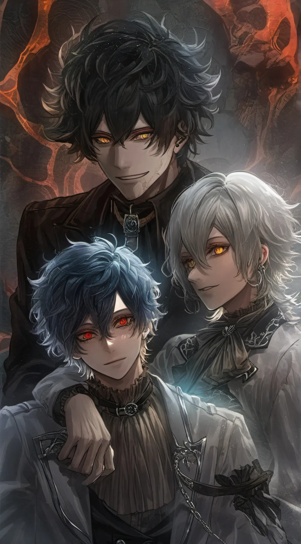 ai character: shigaraki and dabi background