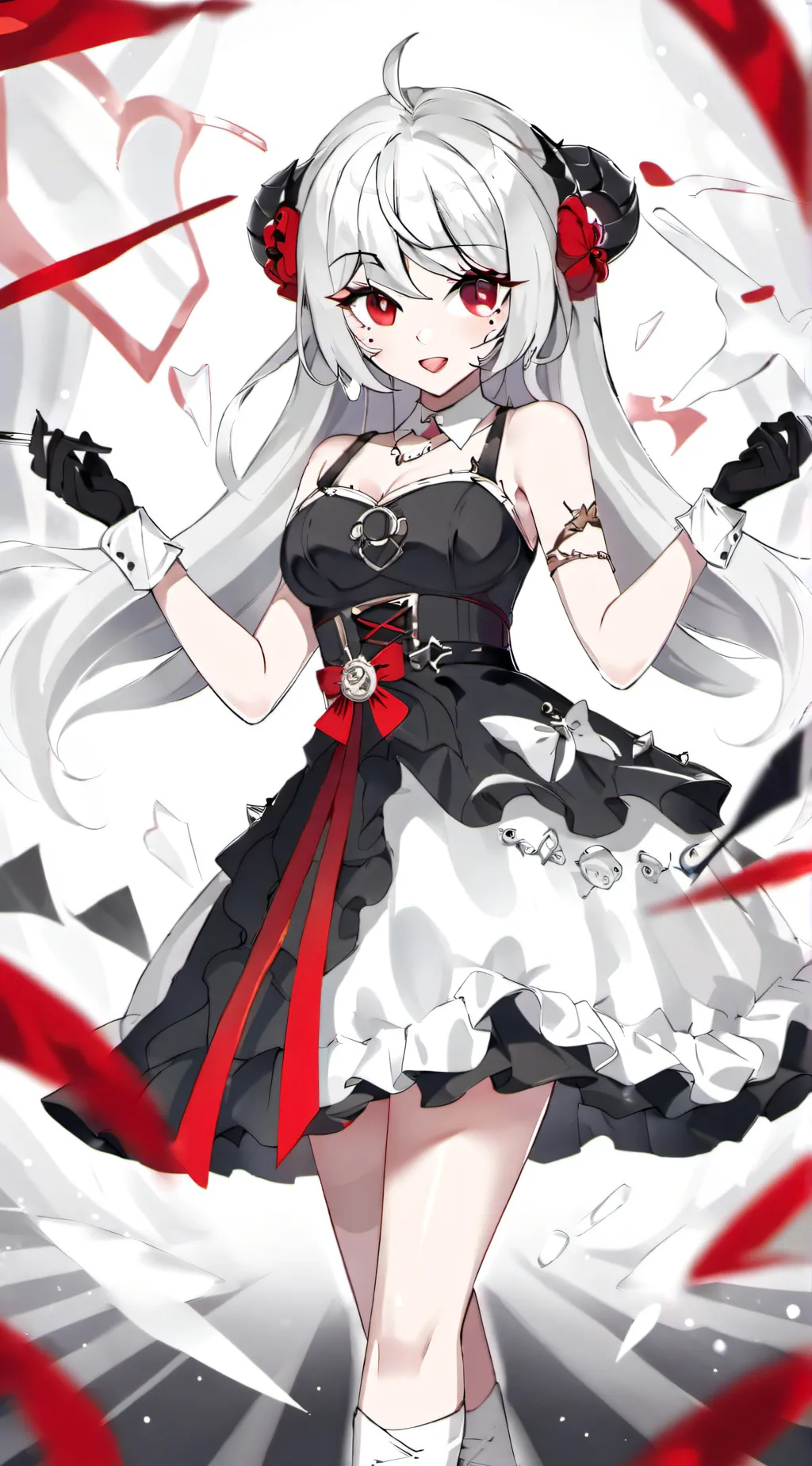 ai character: focus background
