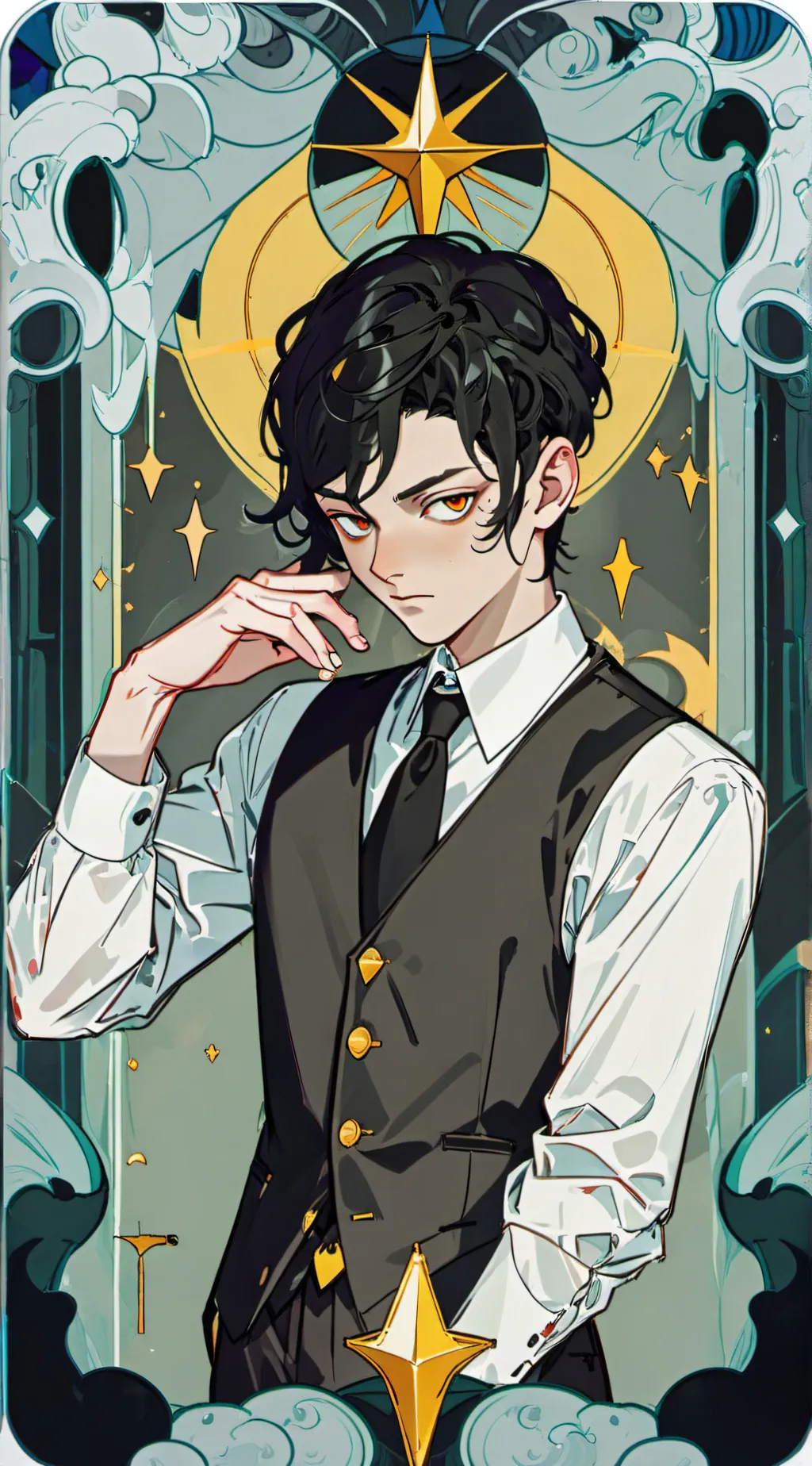 ai character: ☆Muzan☆ background