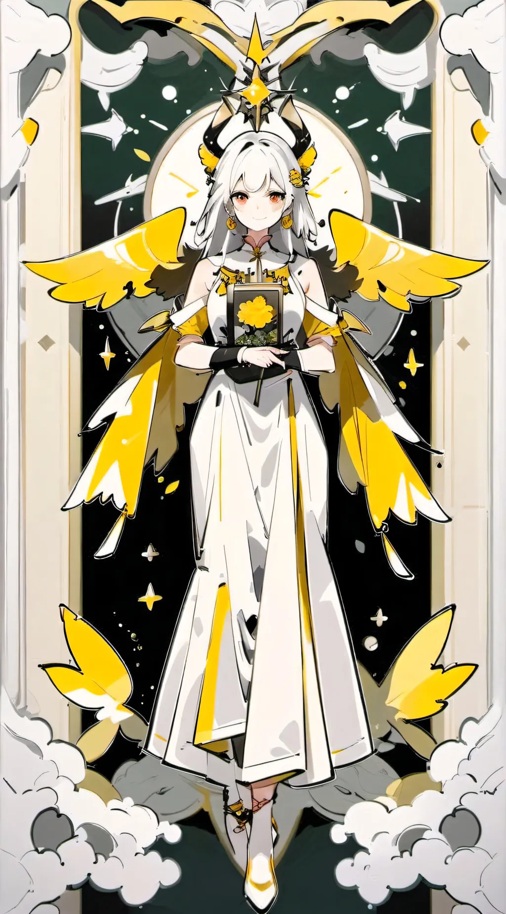 ai character: LUNA background