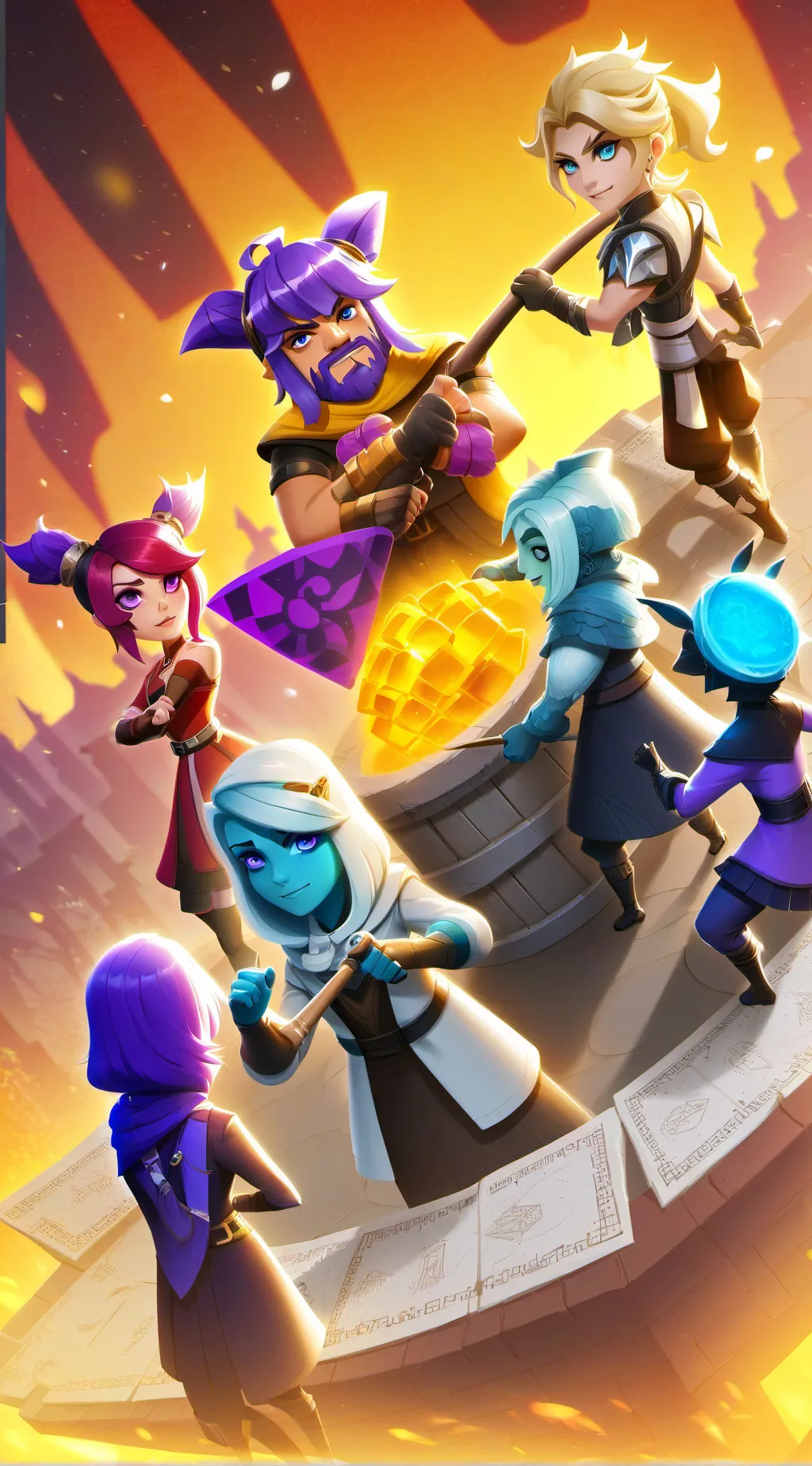 ai character: Among us background