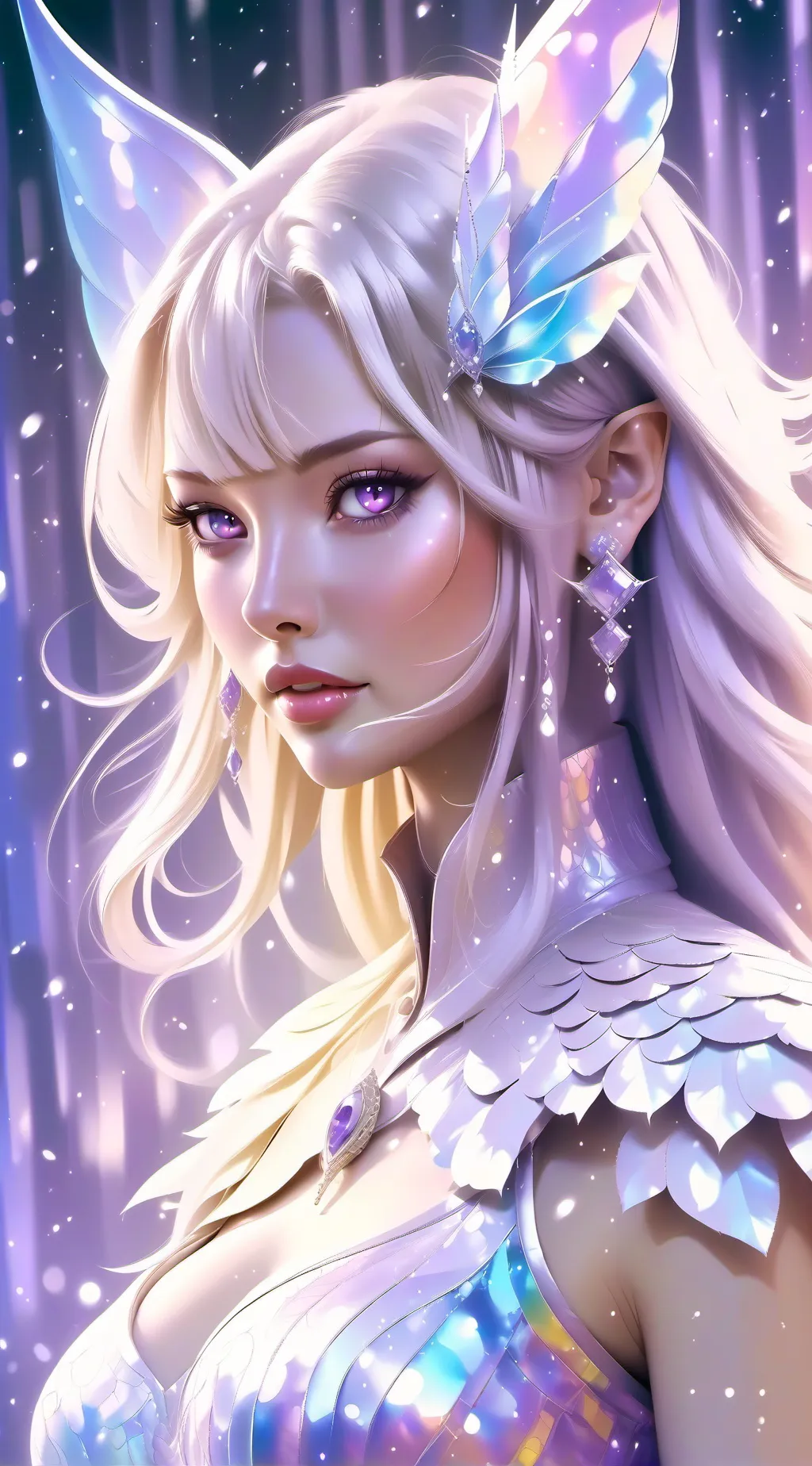 ai character: Slay girl ❤️❤️ background