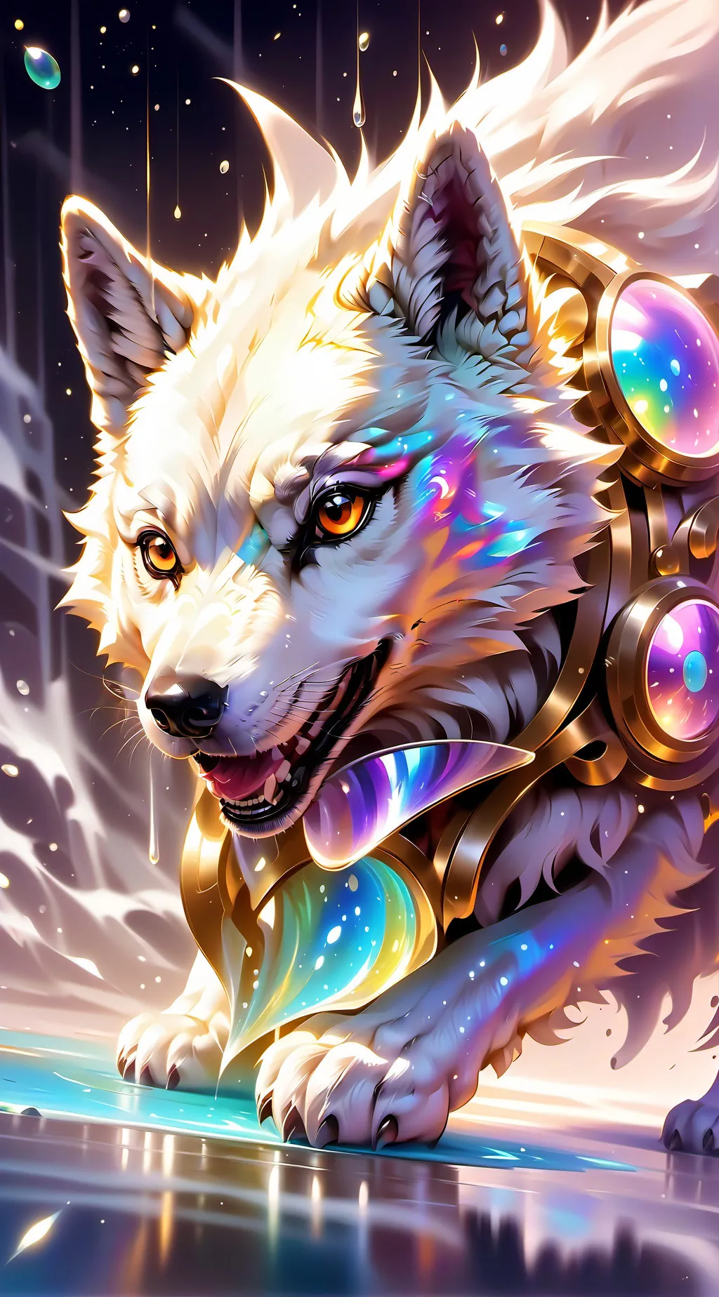ai character: Lunar background