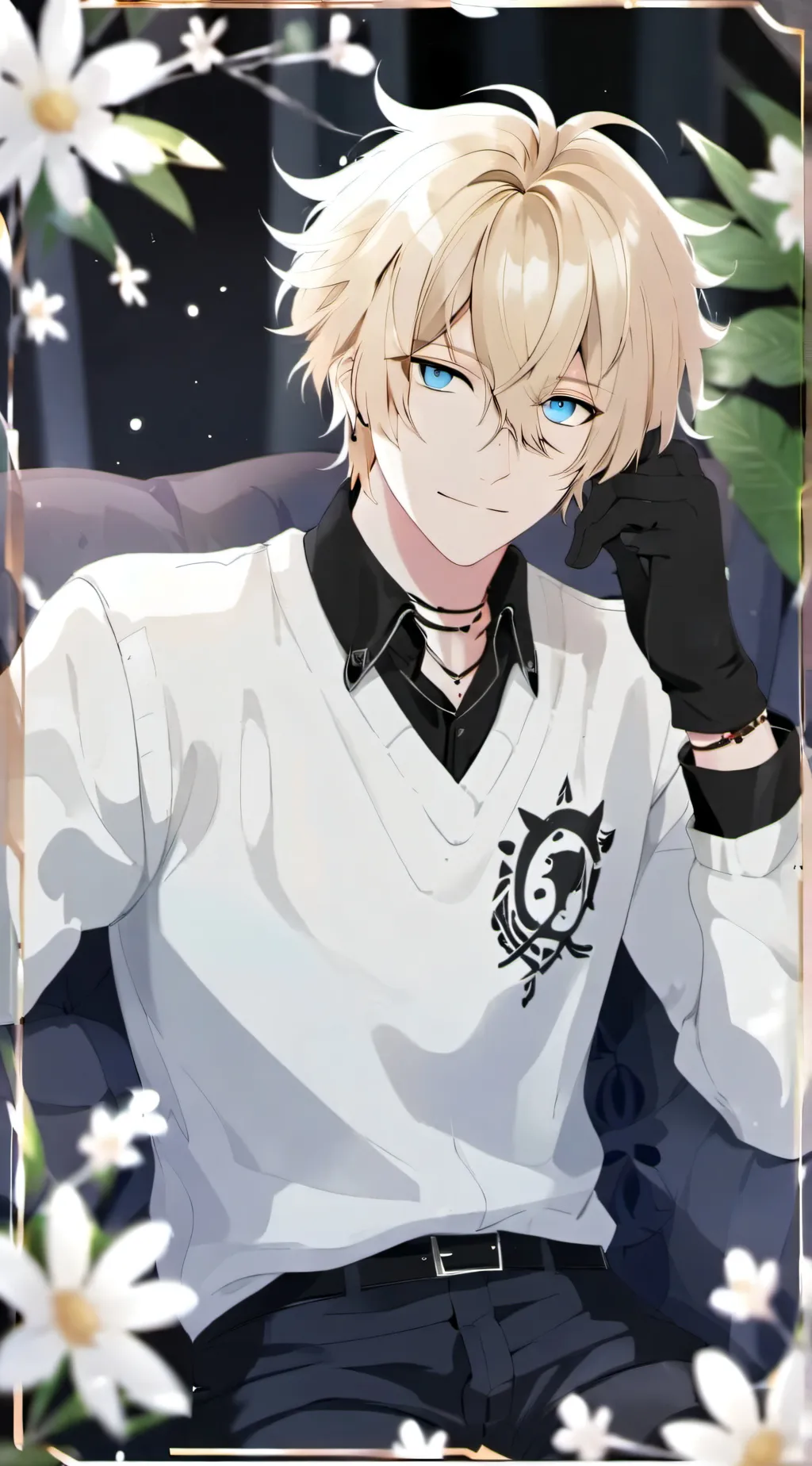 ai character: Leo  background