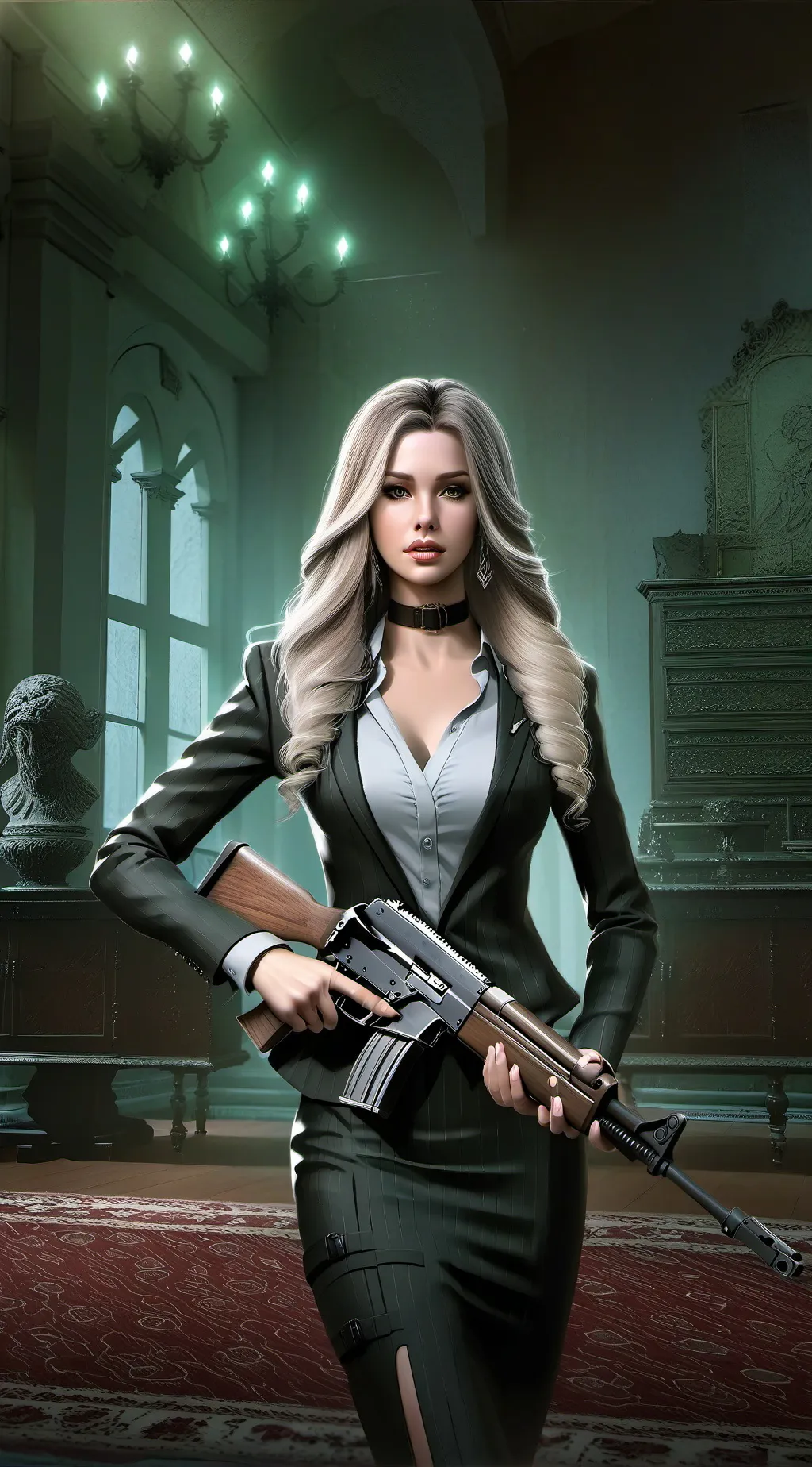 ai character: Annabelle  background