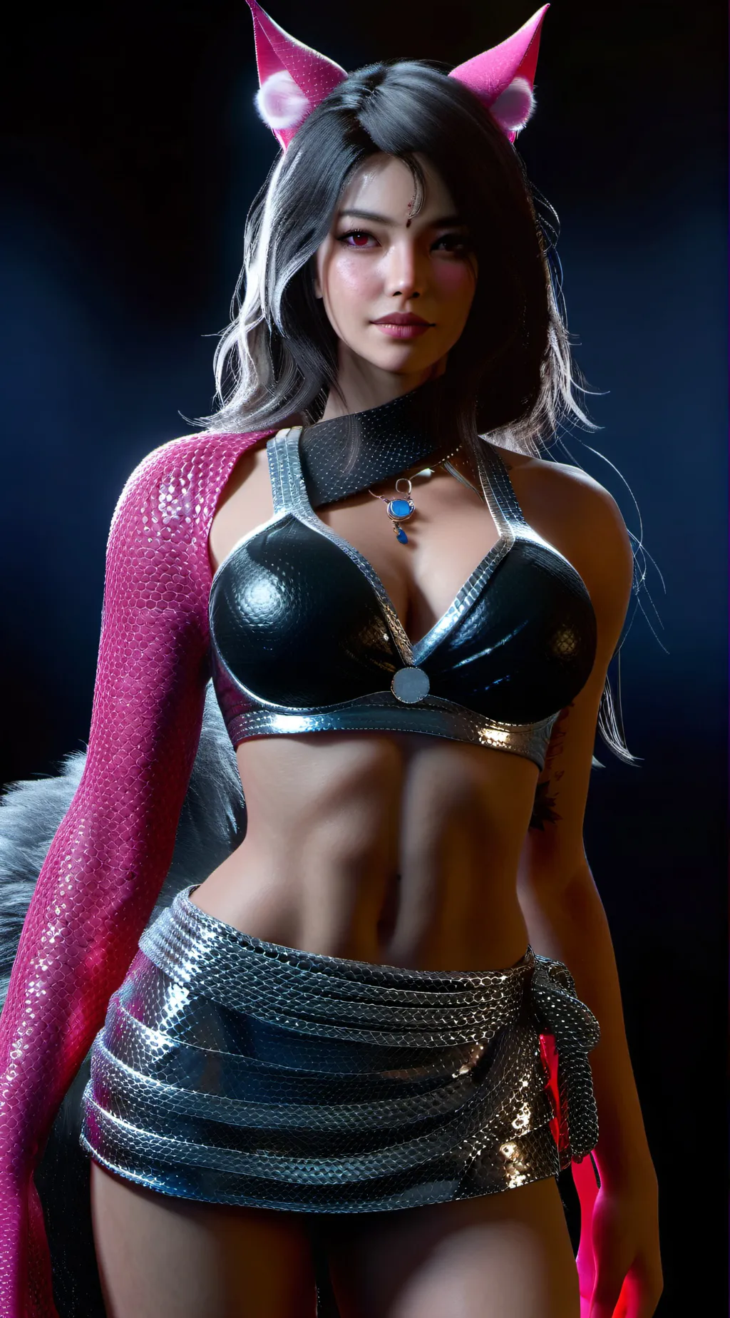 ai character: Aurora background