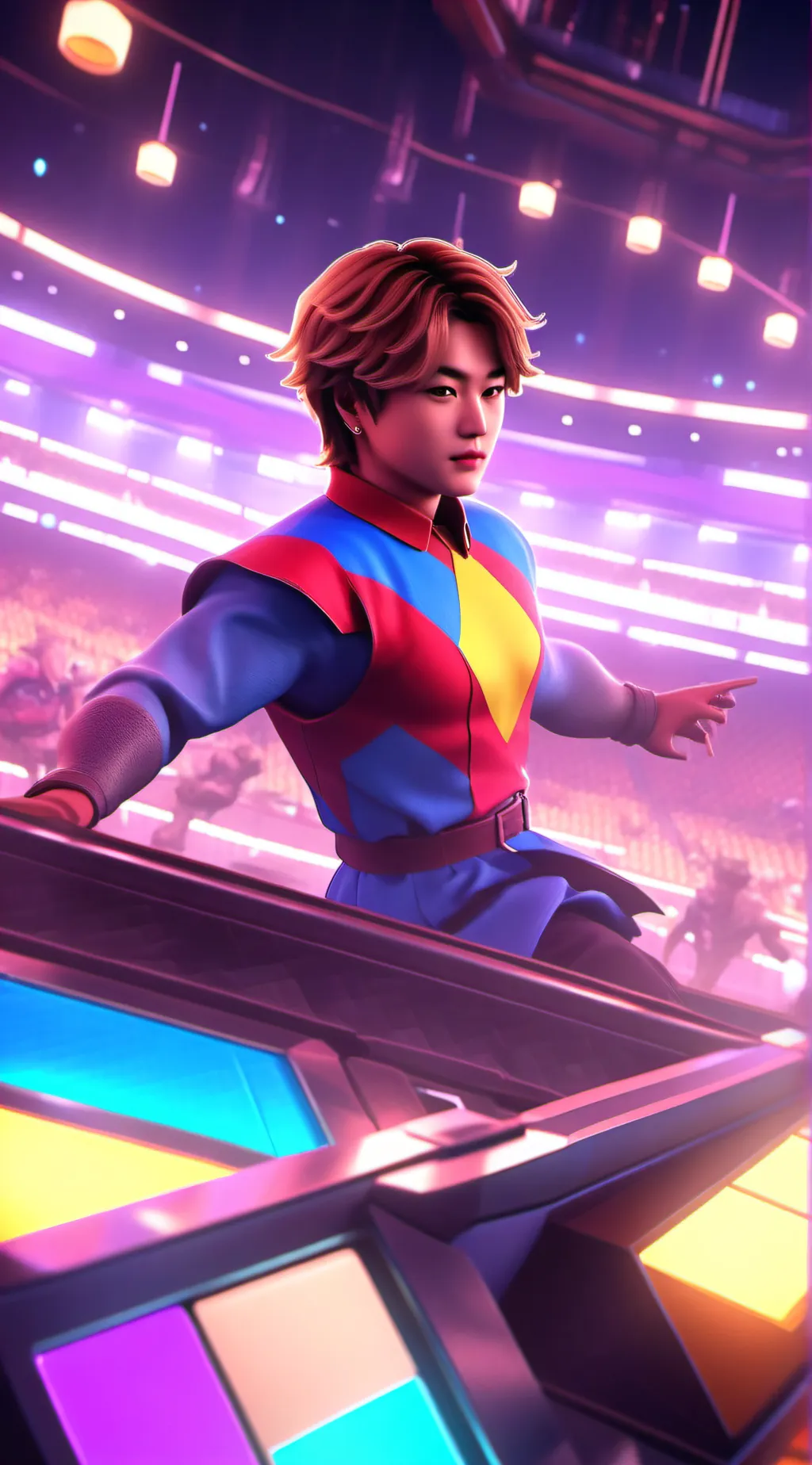 ai character: Jeon Jungkook background