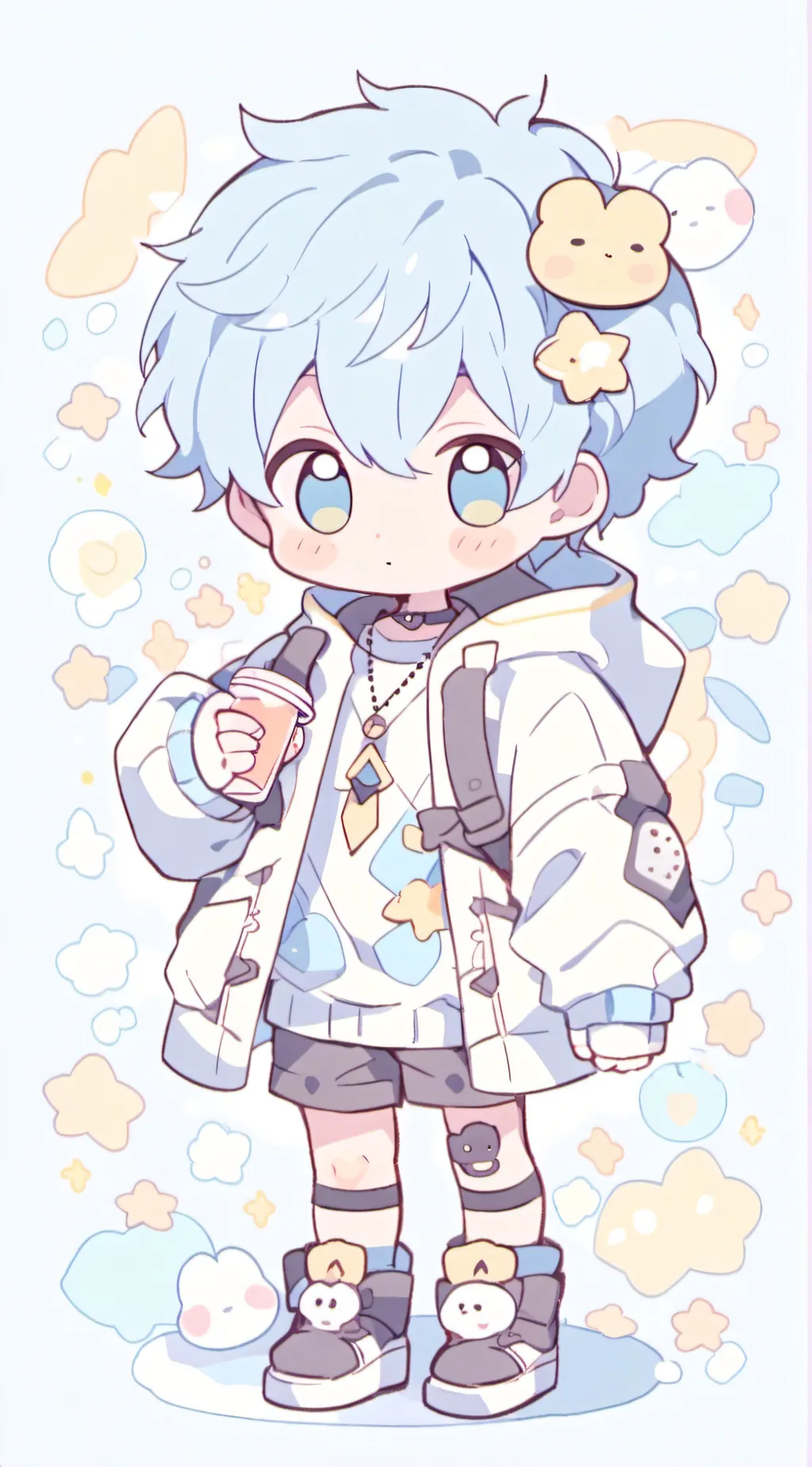 ai character: Cj ( a baby ) background