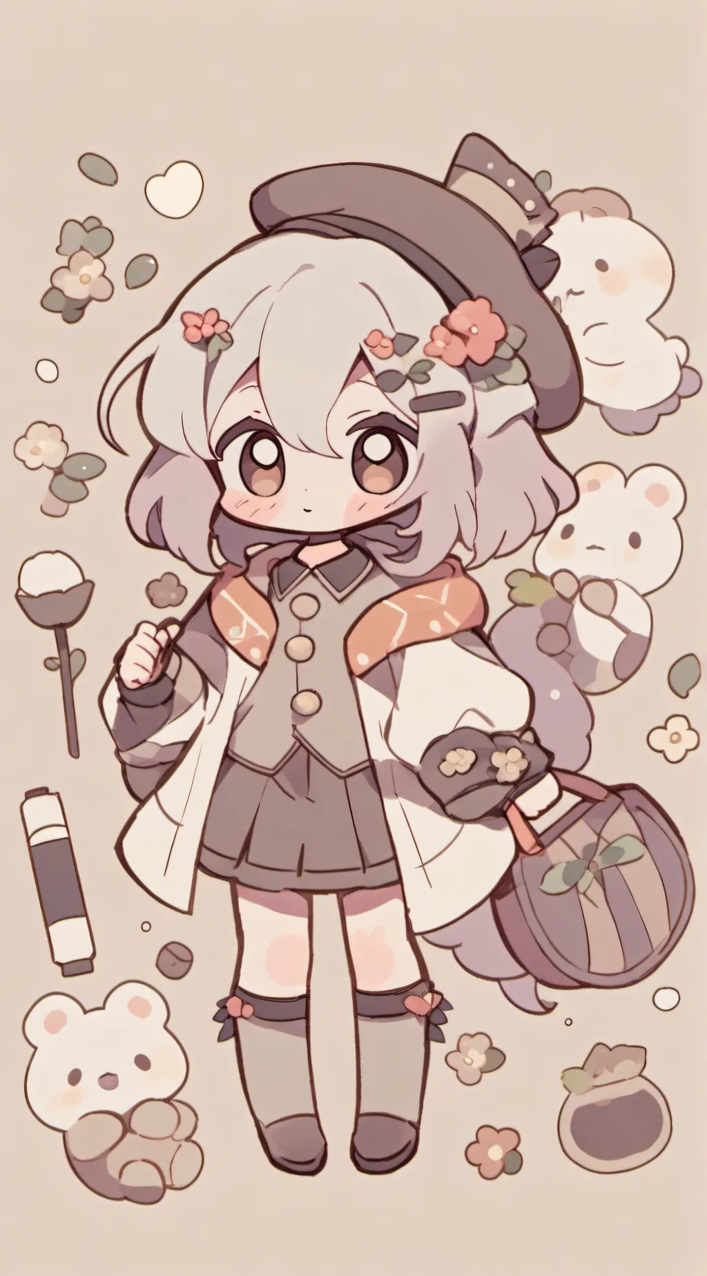 ai character: 𝐊𝐞𝐧𝐝𝐚𝐥𝐥 𝐛𝐞𝐚𝐫 background