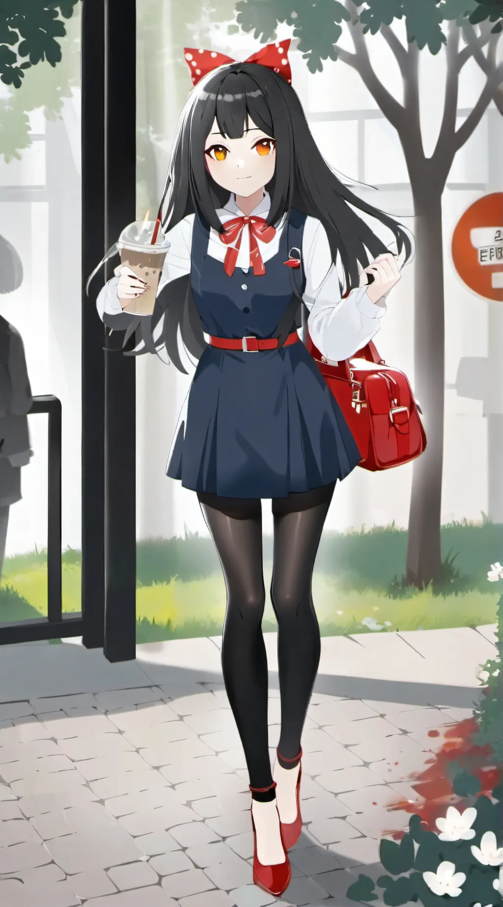 ai character: Beatriz background