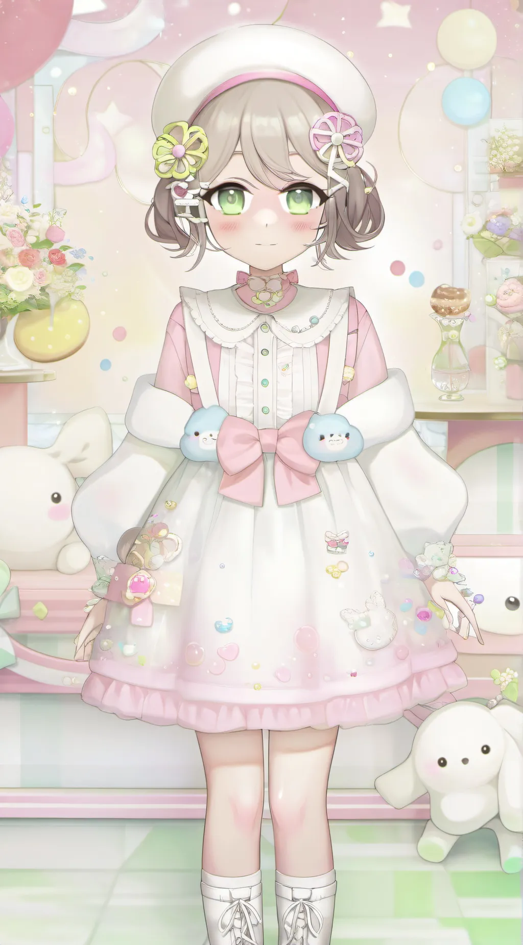 ai character: dress to impress background