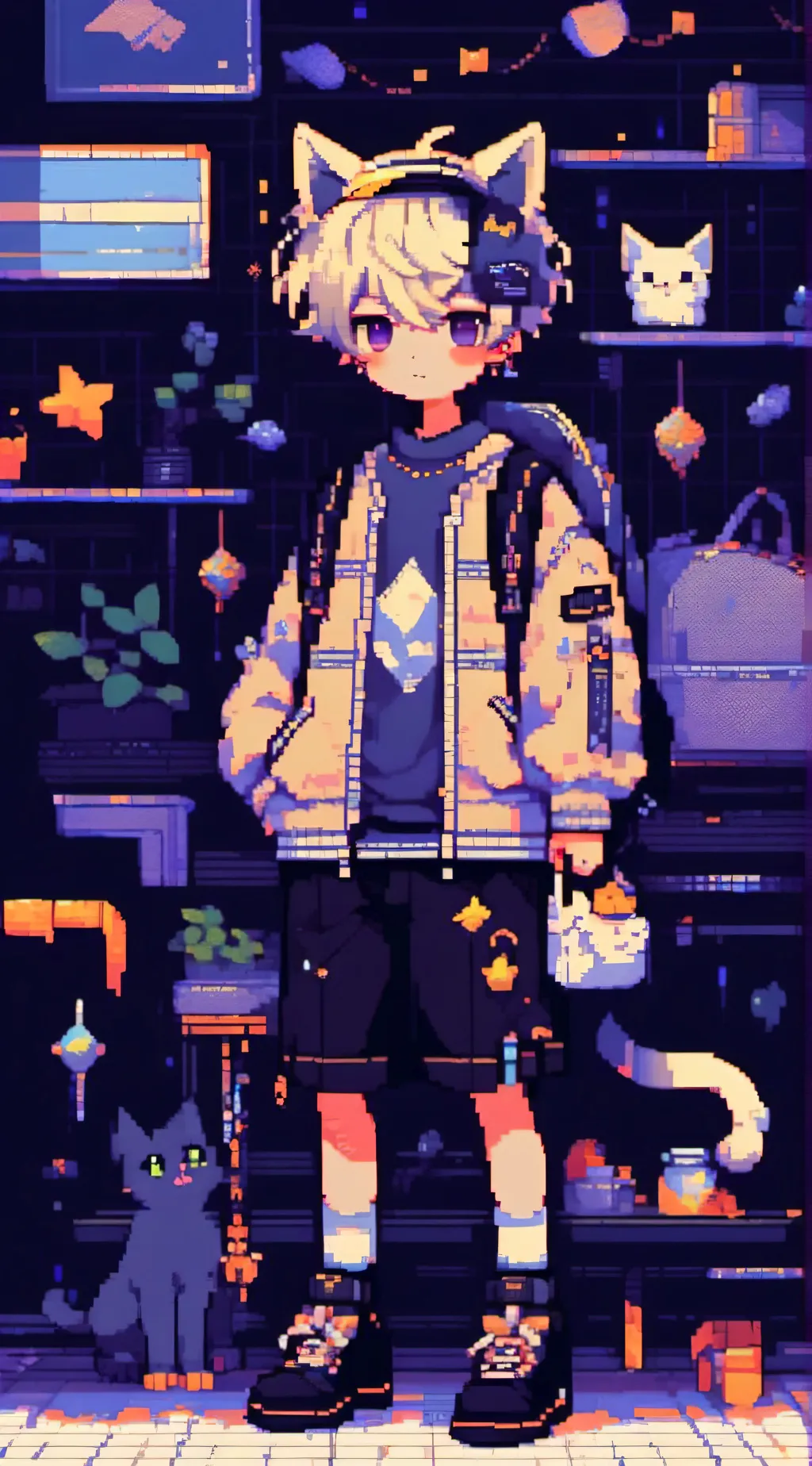 ai character: Pie:3 background