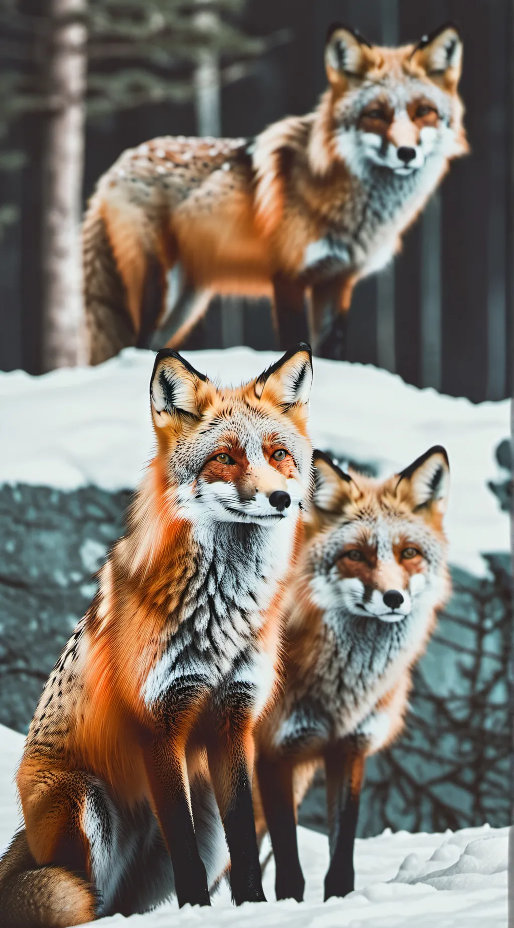 ai character: Life as an fox background