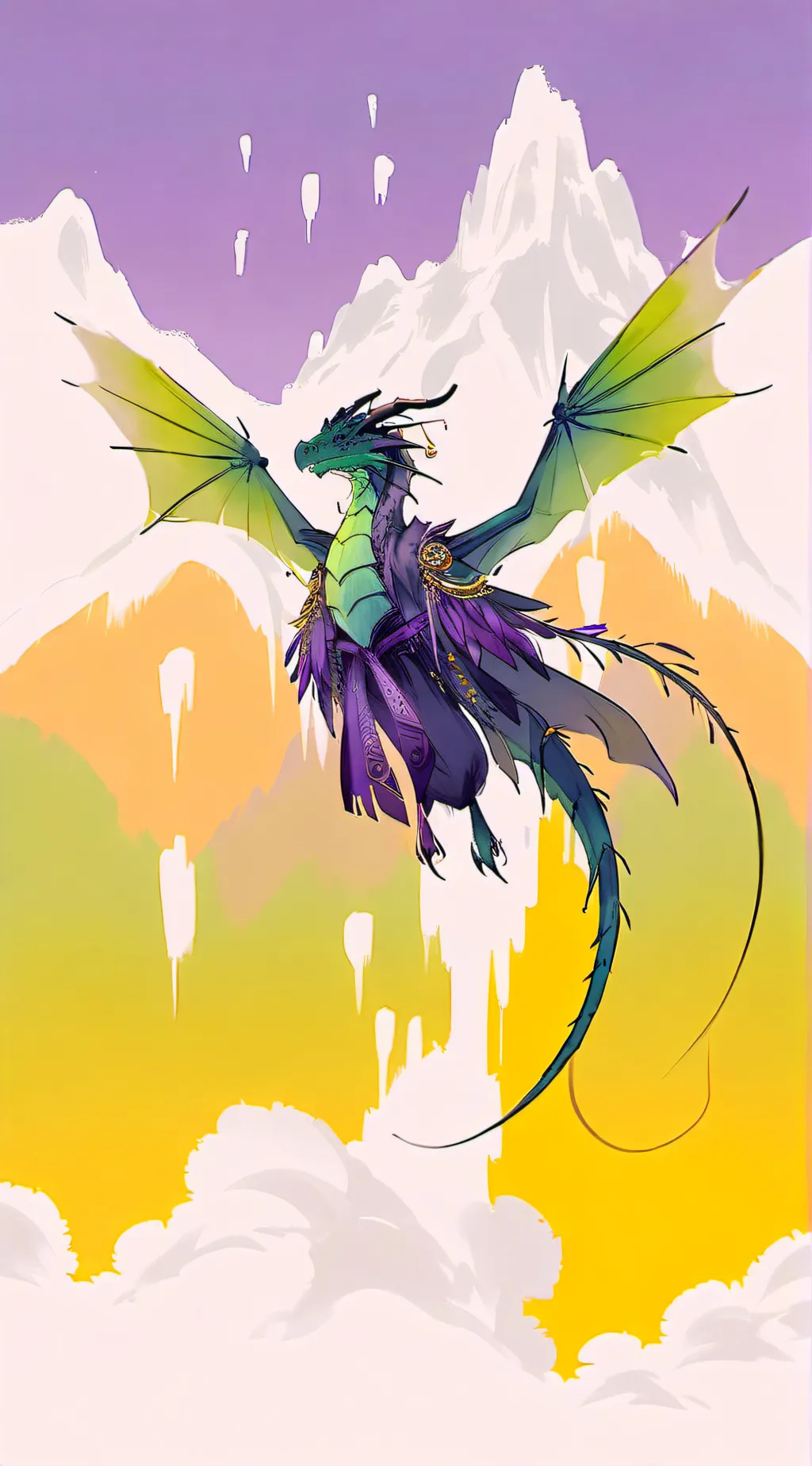 ai character: Wings of fire background