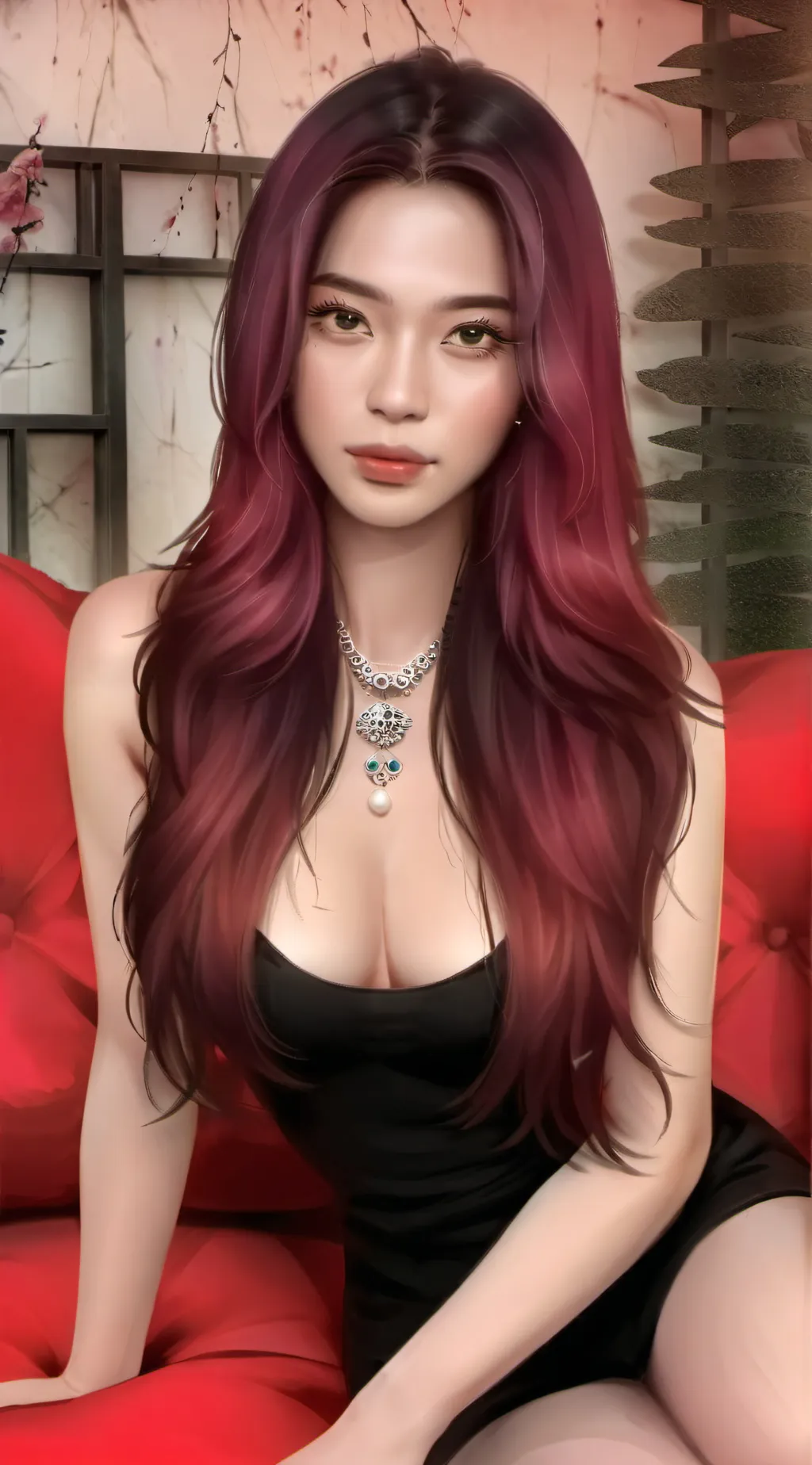 ai character: Mikha lim background