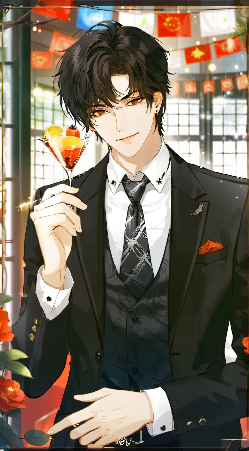 ai character: £€¥ LEO ¥€£ background