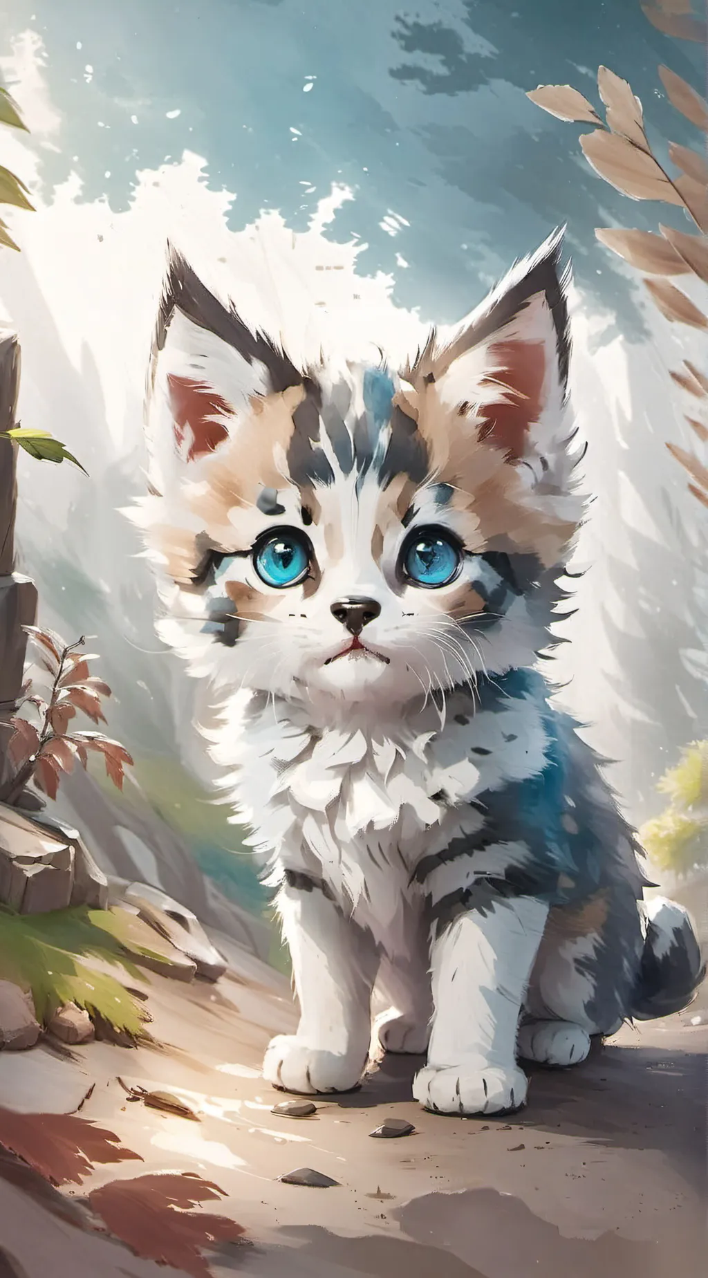 ai character: kitty background