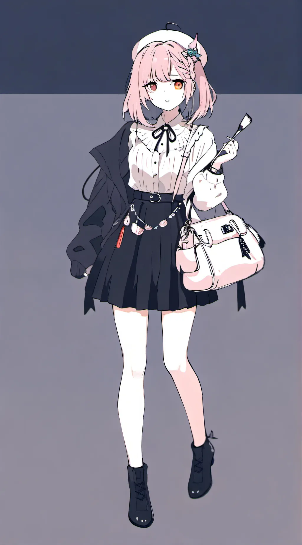 ai character: Chibi girl background