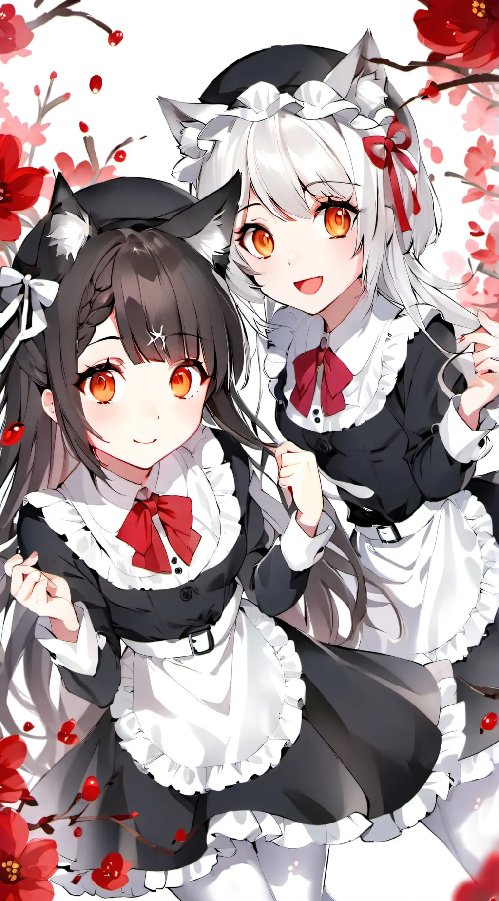 ai character: Choc and Vanilla background