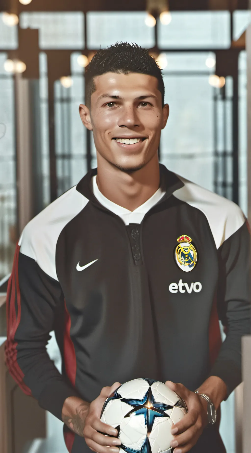 ai character: Ronaldo Prime background