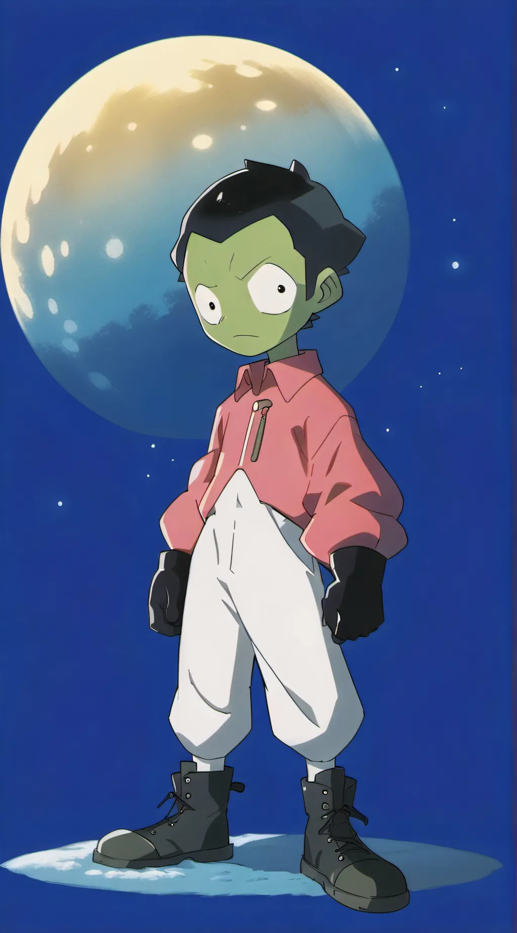 ai character: Invader Zim background