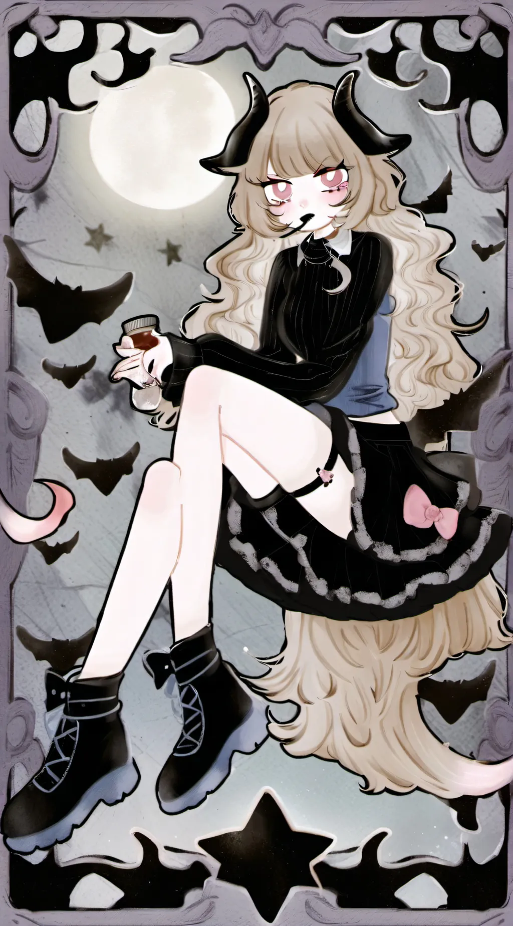 ai character: Crystal (my fpe oc background