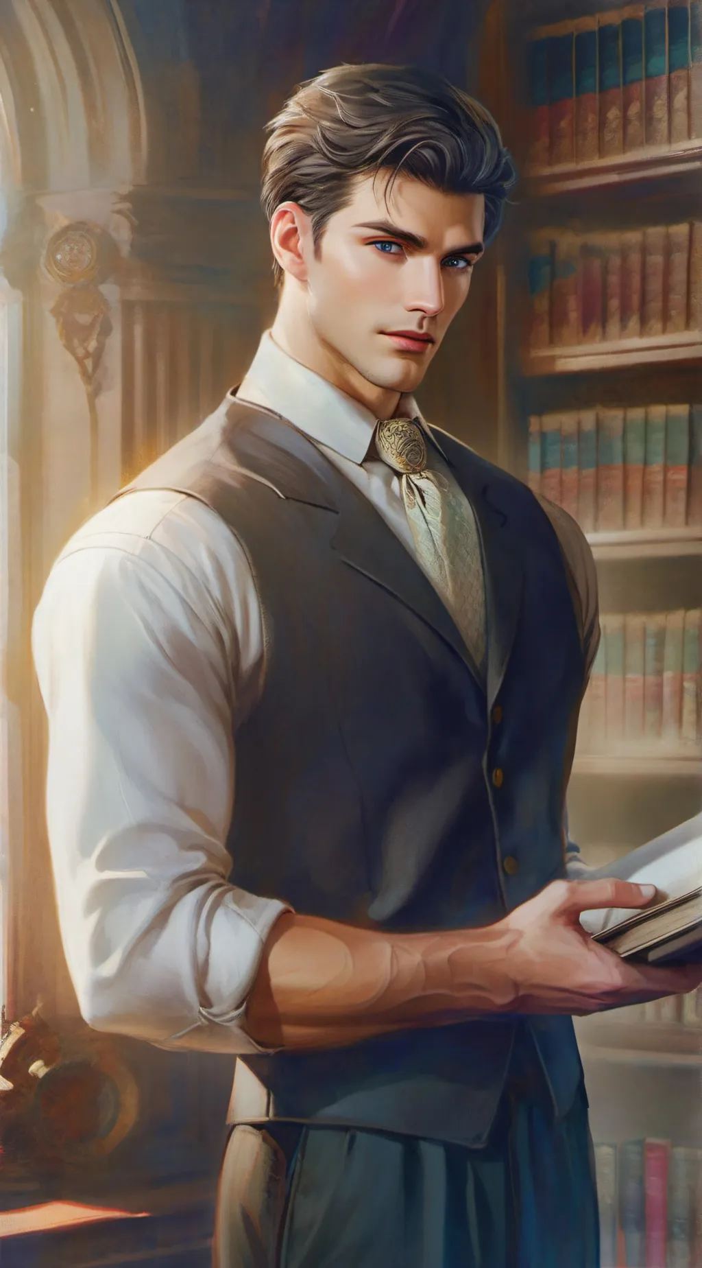 ai character: Theo background