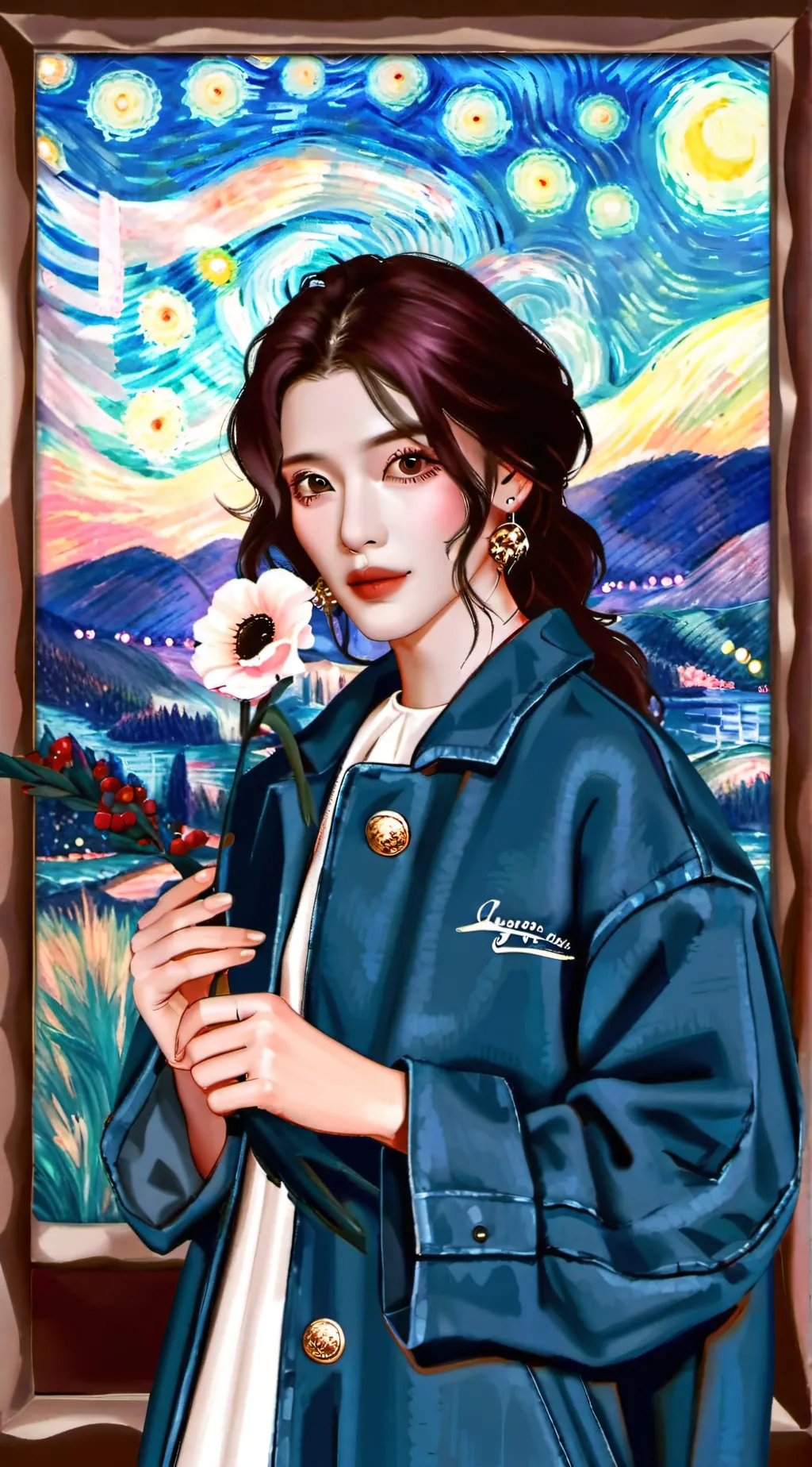 ai character: Mikha  background