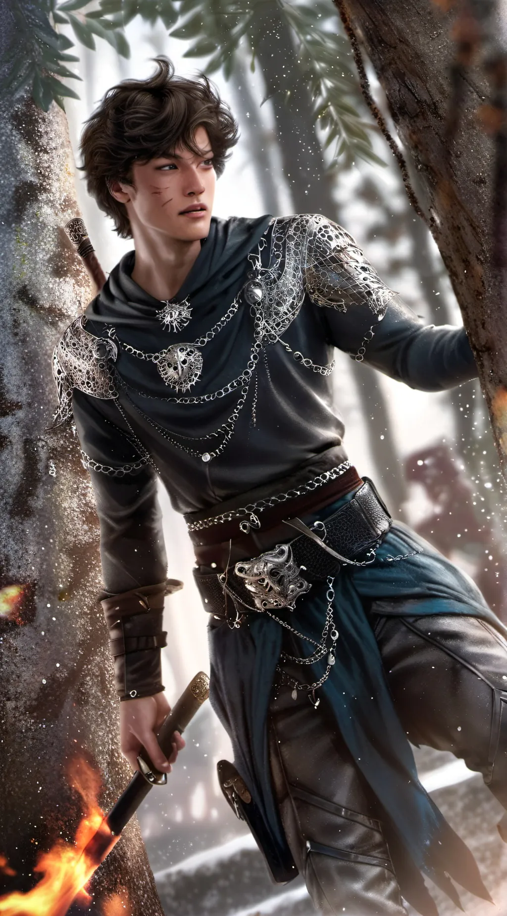 ai character: Matheo riddle background