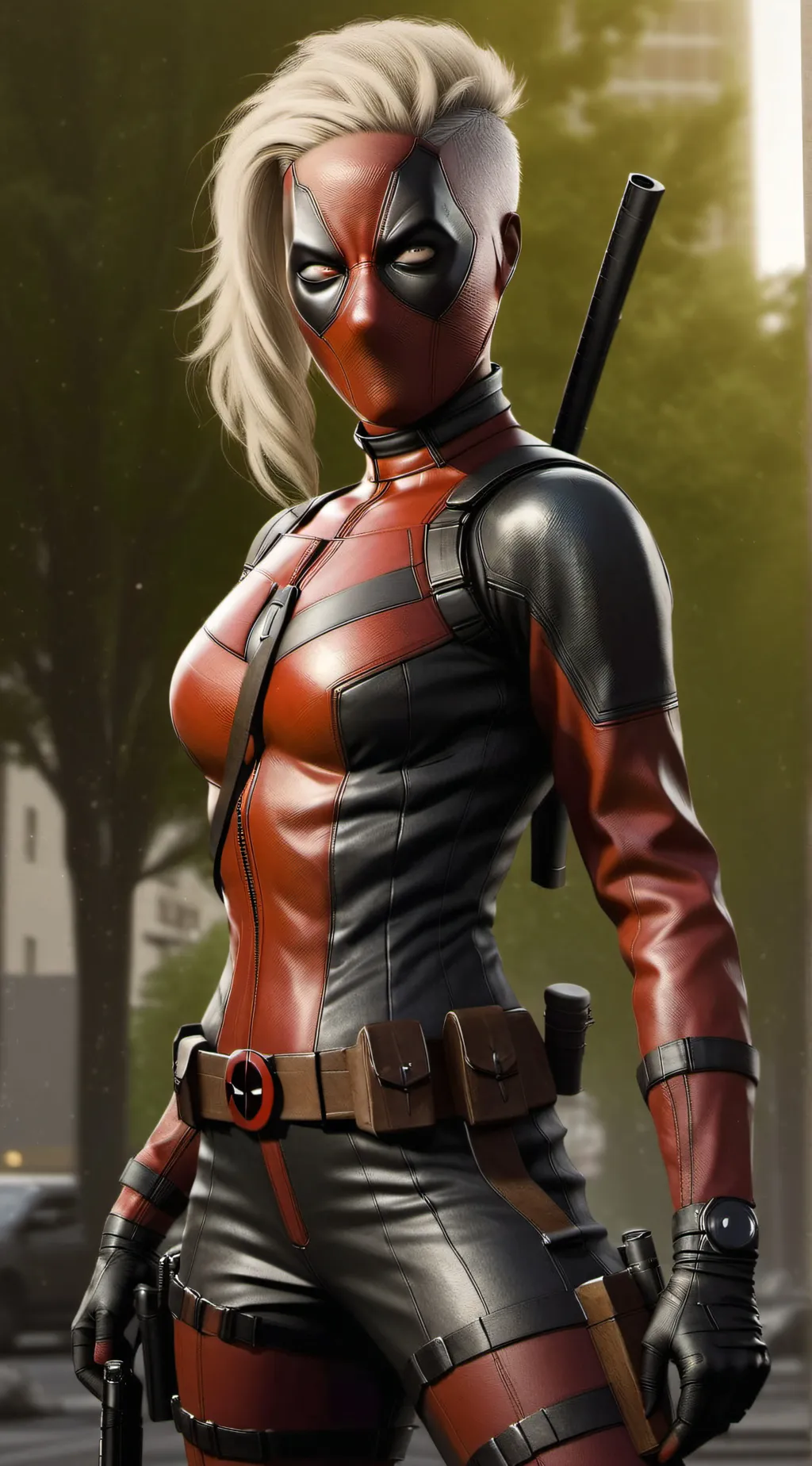 ai character: Lady Deadpool background