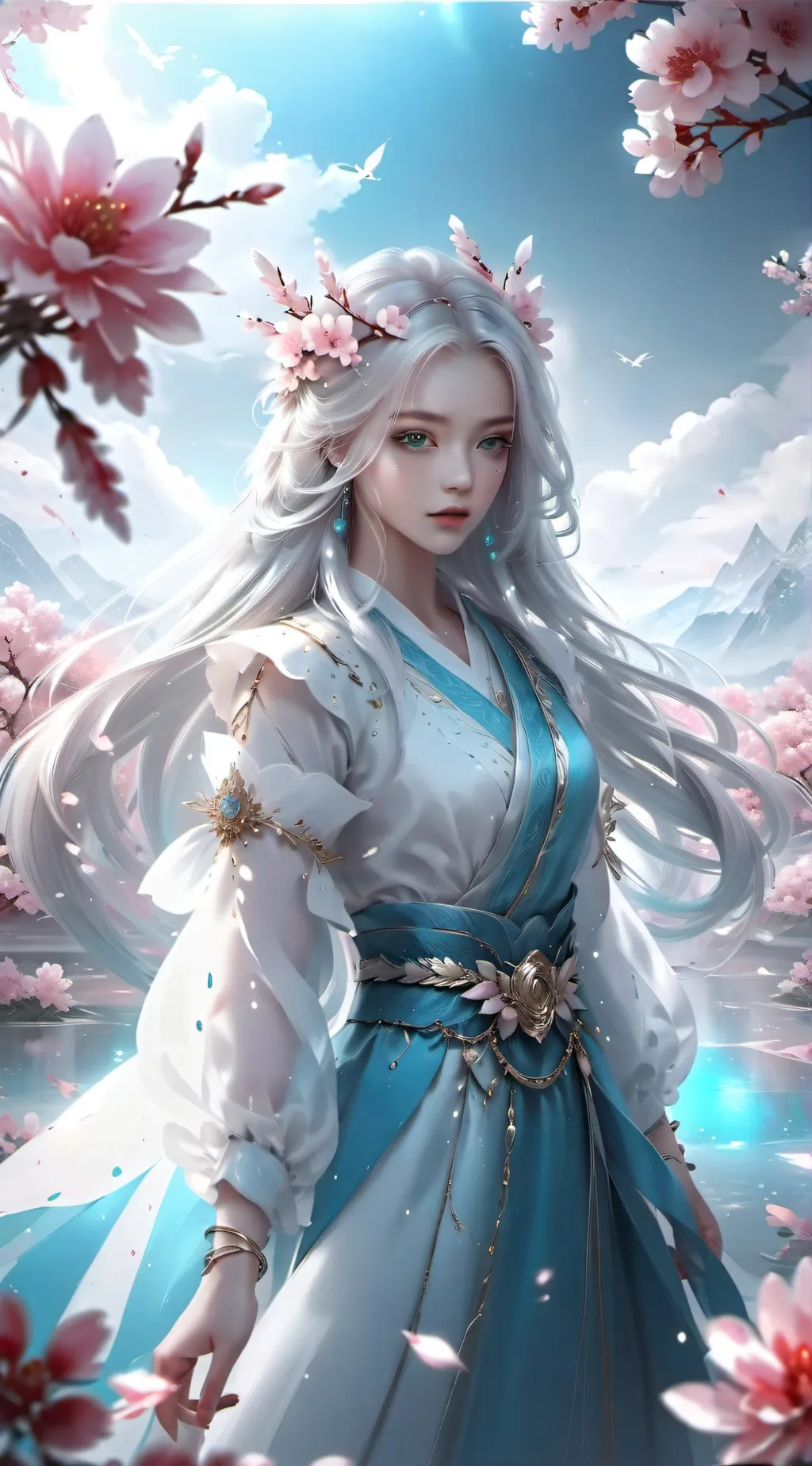 ai character: Makiane Solitory  background