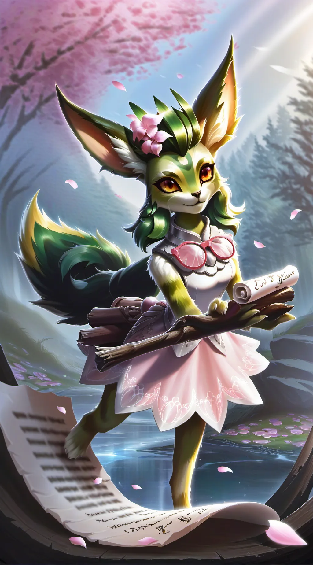 ai character: Leaflyn background