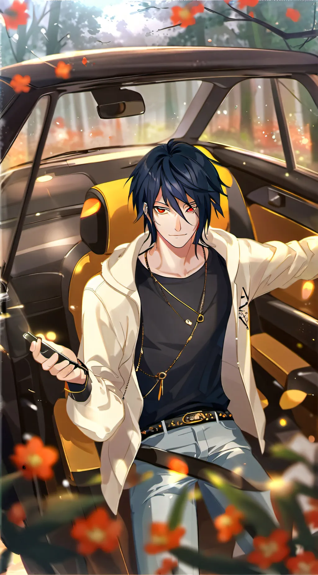 ai character: Sasuke background