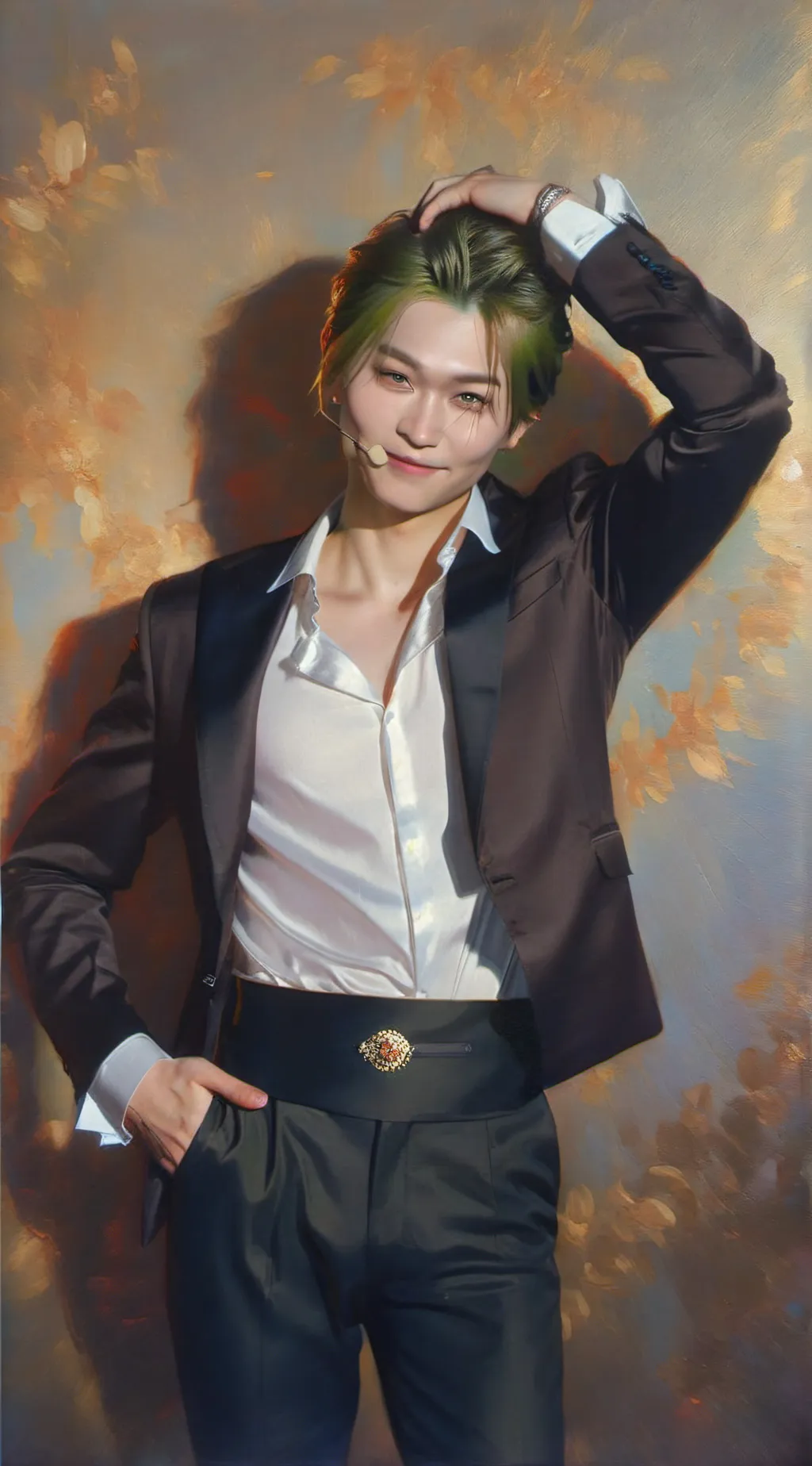 ai character: Hyunlix  background