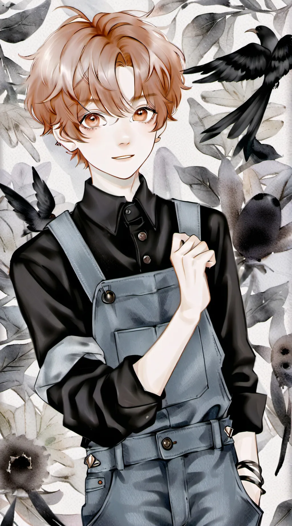ai character: Andy  background