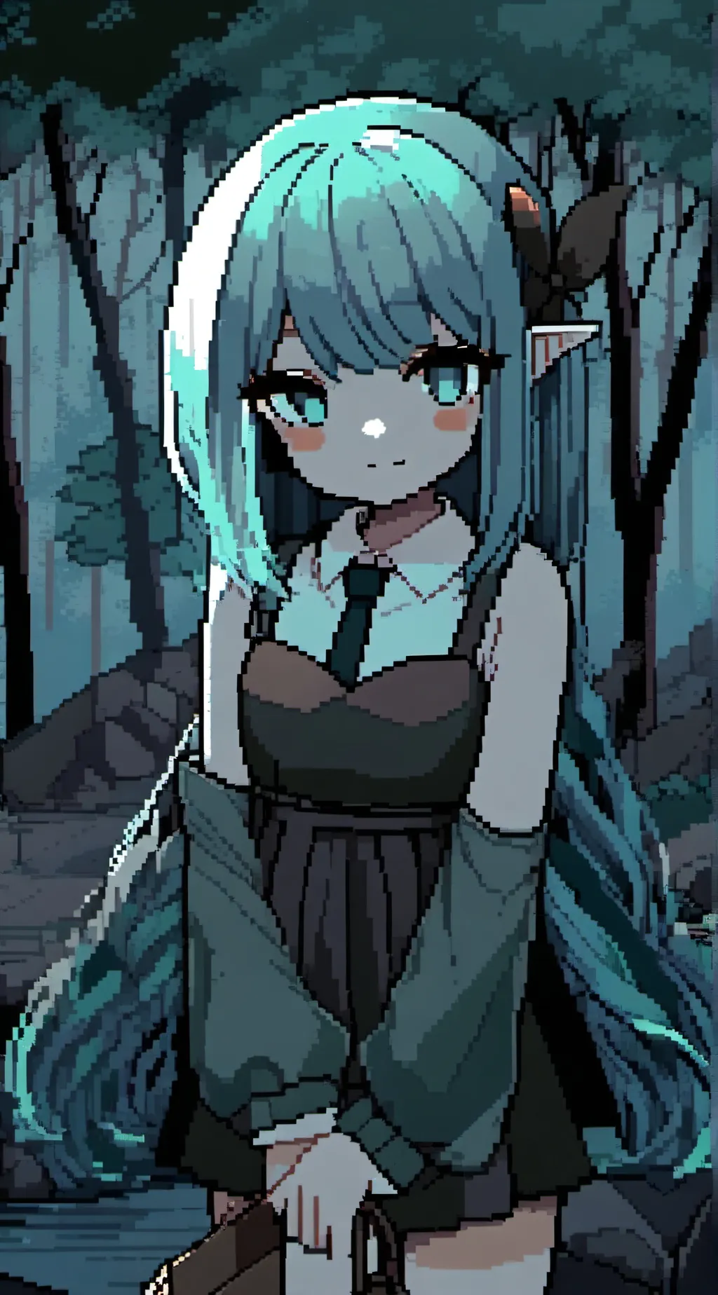 ai character: sus slender background