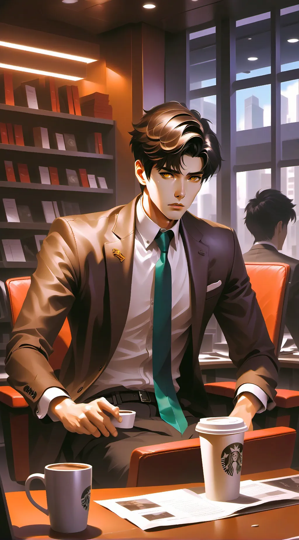 ai character: kim background