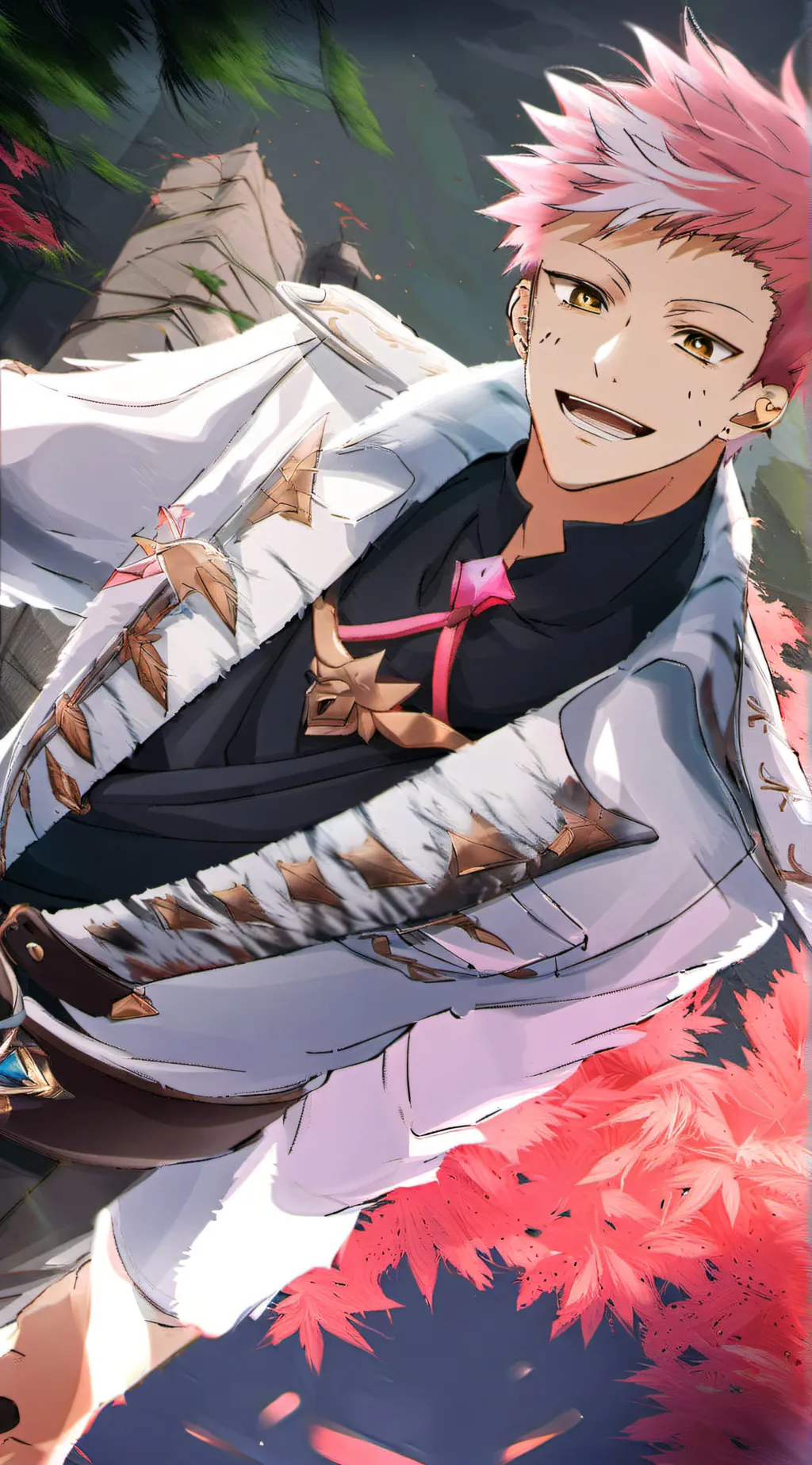 ai character: Sakuna dad background